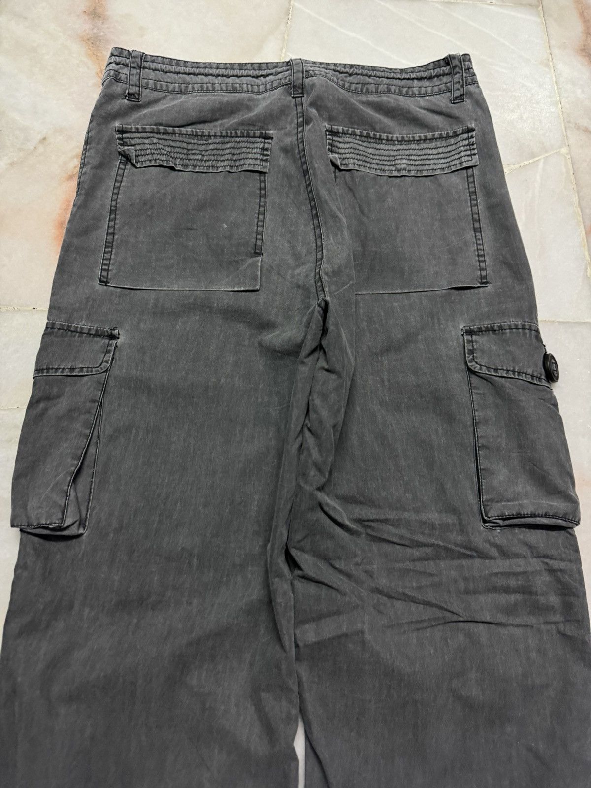Tornado Mart VINTAGE JAPANESE FADED CARGO PANTS Size US 31 - 15 Thumbnail