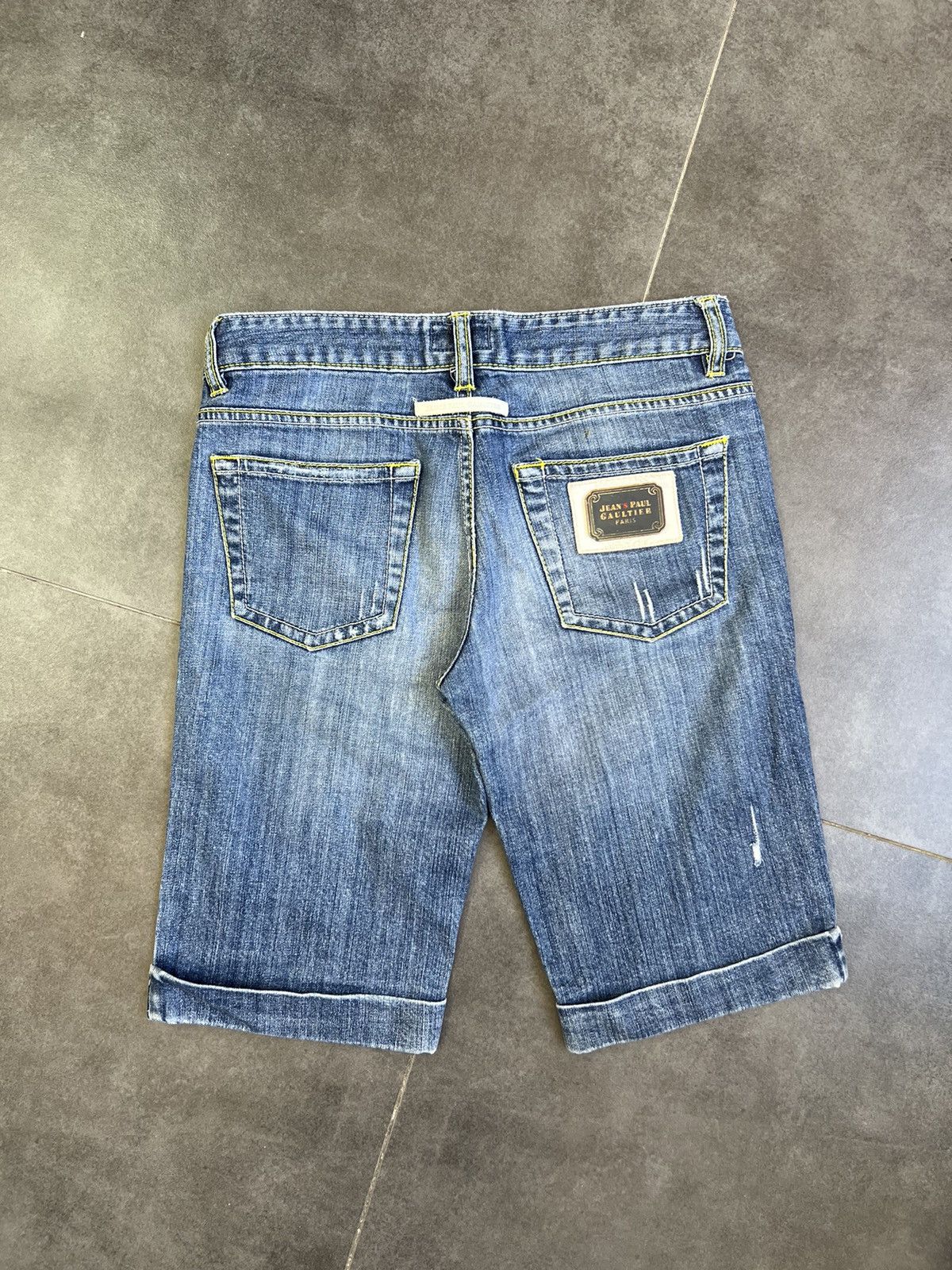 Jean Paul Gaultier × Vintage Y2K Vintage Jean Paul Gaultier Distressed Mini Shorts Low Size 27" / US 4 / IT 40 - 3 Thumbnail