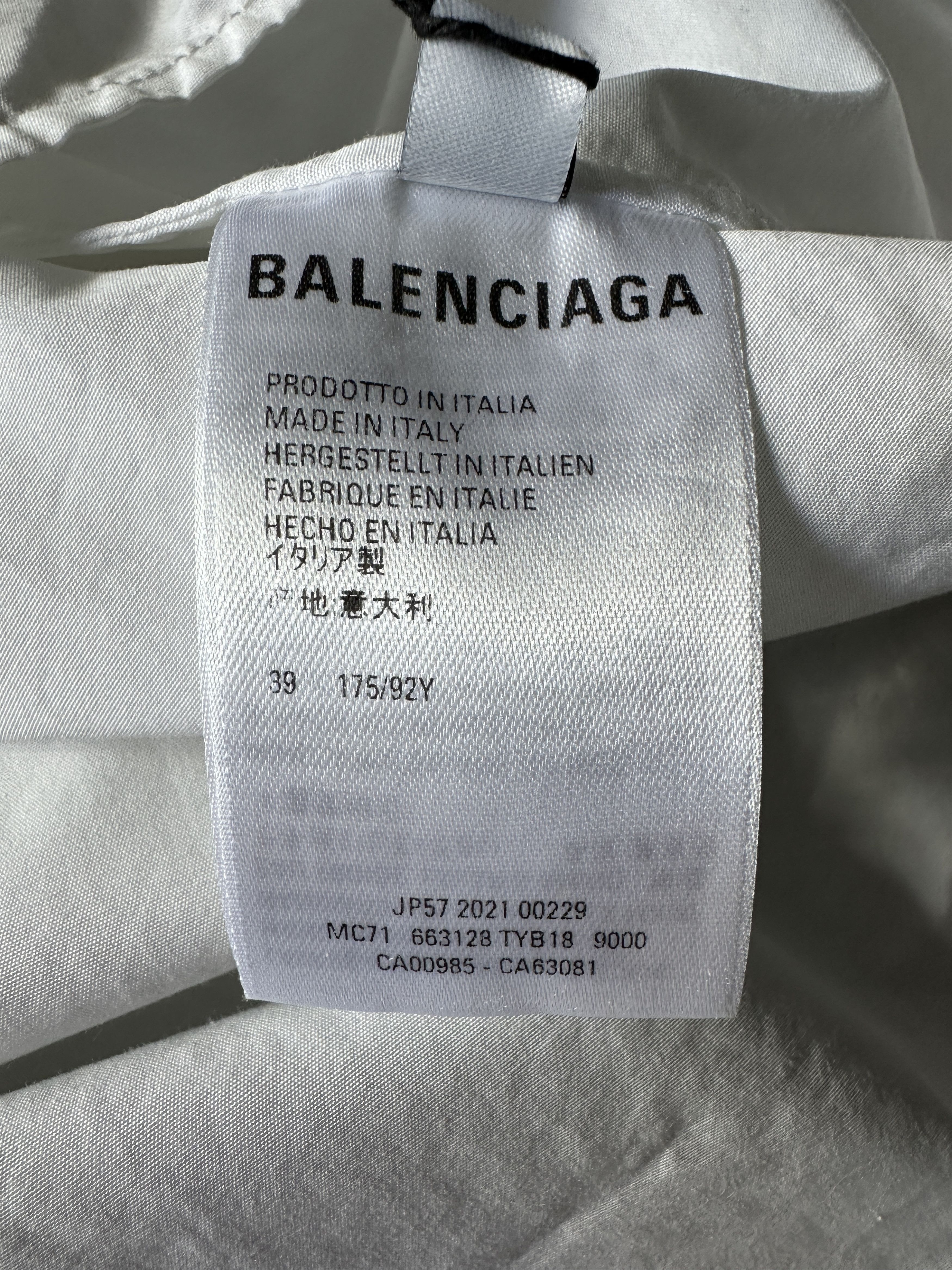 Balenciaga Balenciaga Afterworld Free Button Down size 39 medium M Size US M / EU 48-50 / 2 - 10 Thumbnail