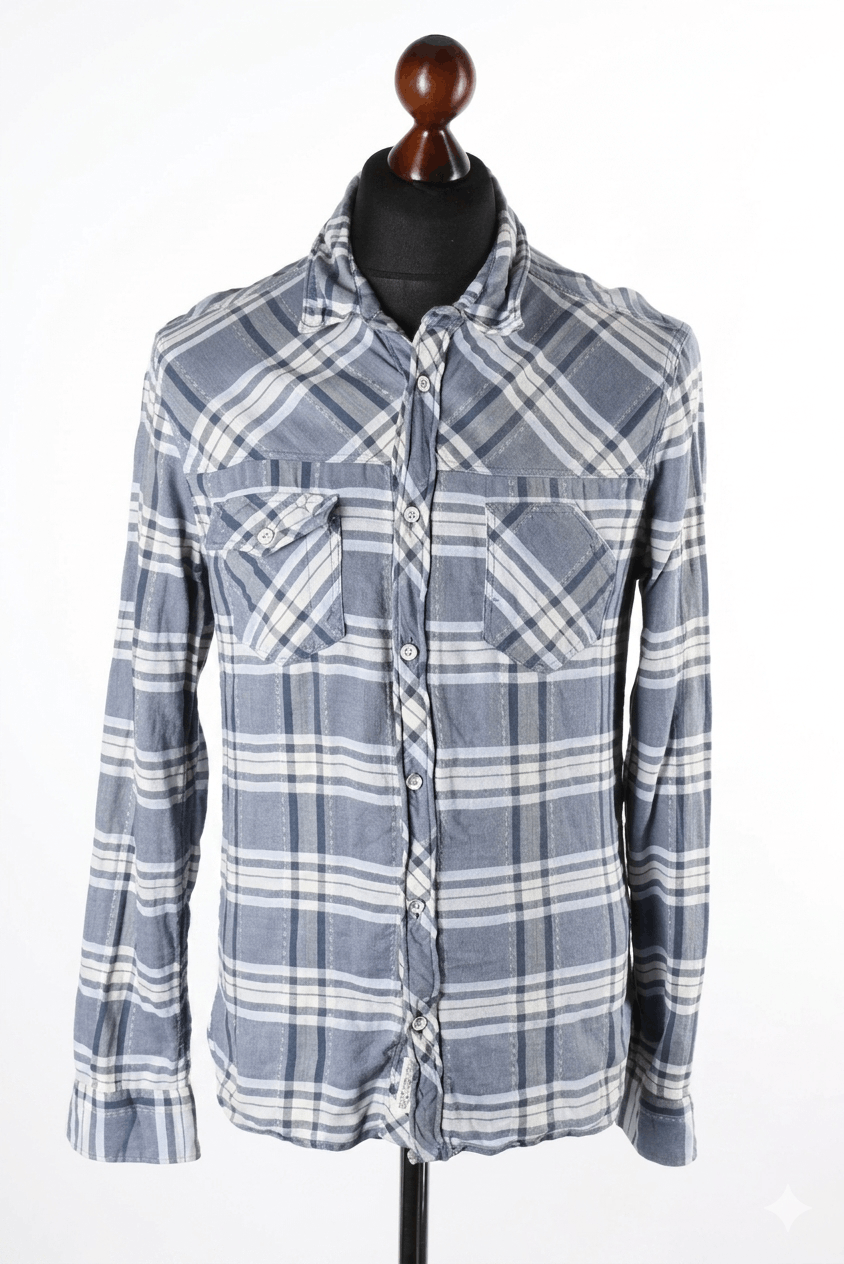 Allsaints AllSaints Spitalfields Plaid Long Sleeve Button Up Shirt Size US S / EU 44-46 / 1 - 1 Thumbnail