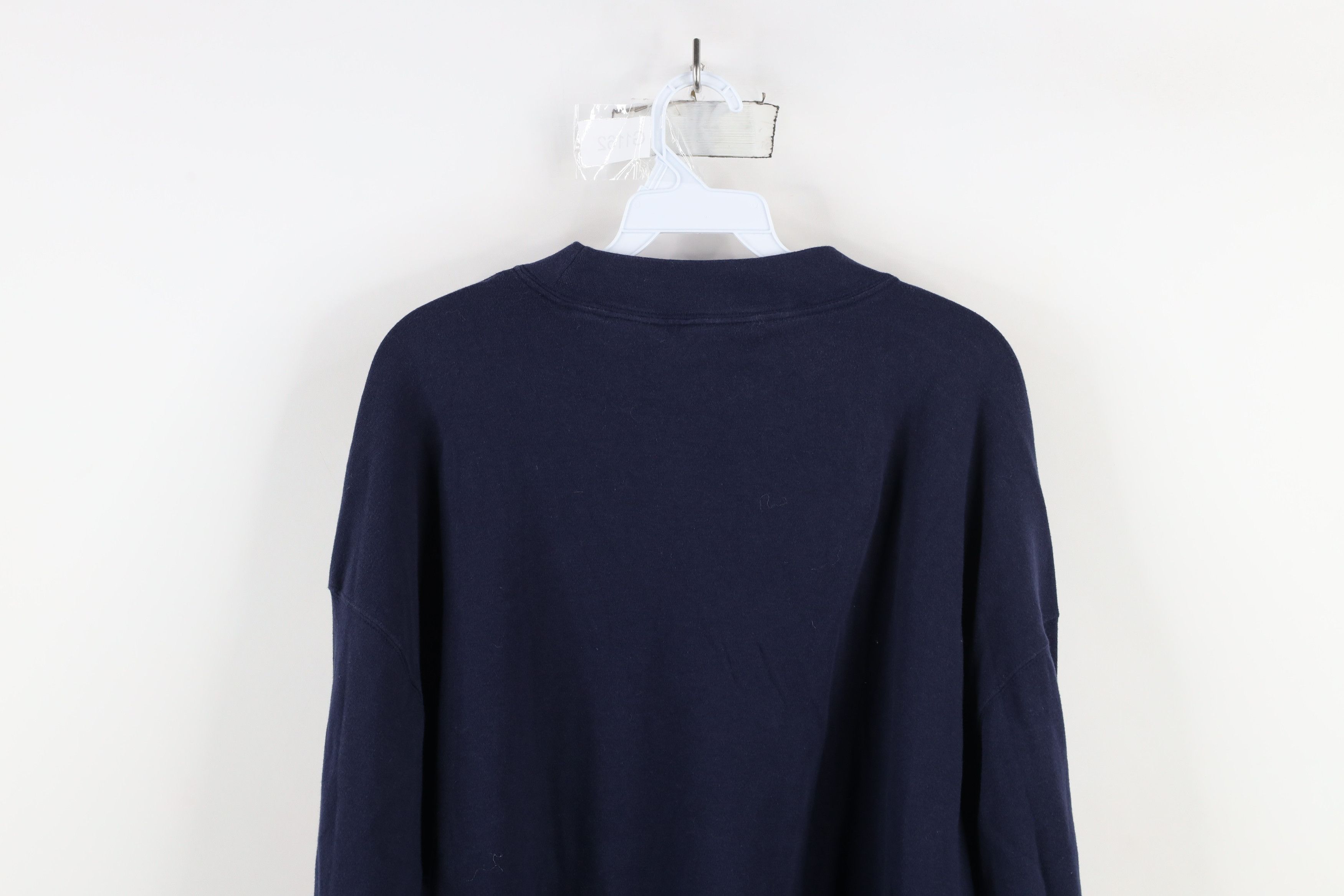 Reebok × Vintage Vintage 90s Reebok Logo Mock Neck Long Sleeve T-Shirt Size US XXL / EU 58 / 5 - 10 Thumbnail