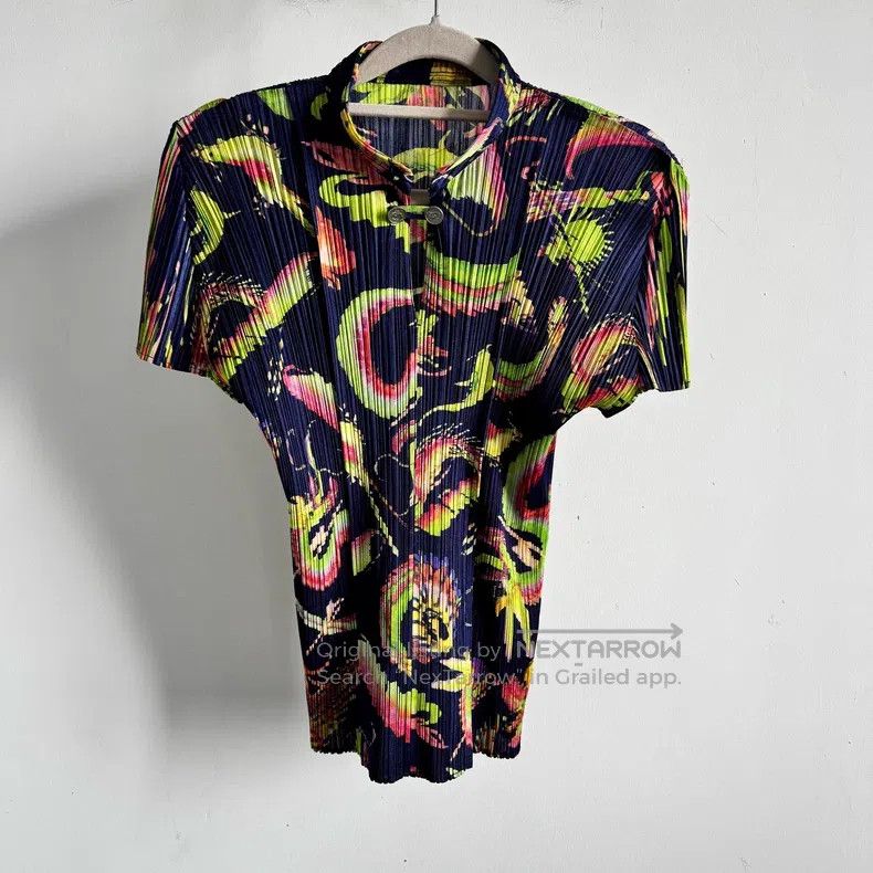 Issey Miyake Issey Miyake Color Block Short Sleeve Size XL / US 12-14 / IT 48-50 - 1 Thumbnail