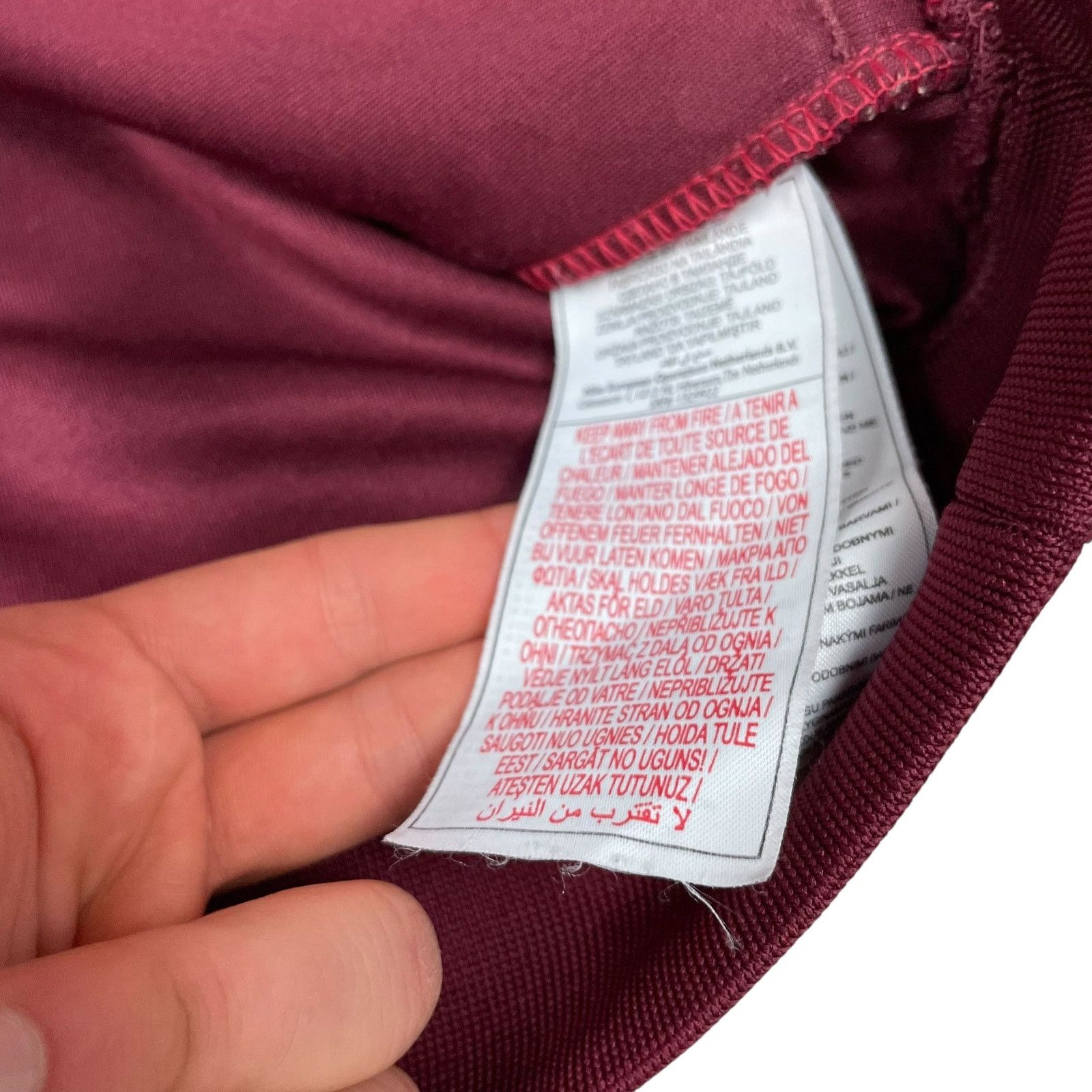 Nike × Vintage Nike Men's Red Mahroon Arsenal F.C. Football Jacket Medium Size US M / EU 48-50 / 2 - 11 Thumbnail