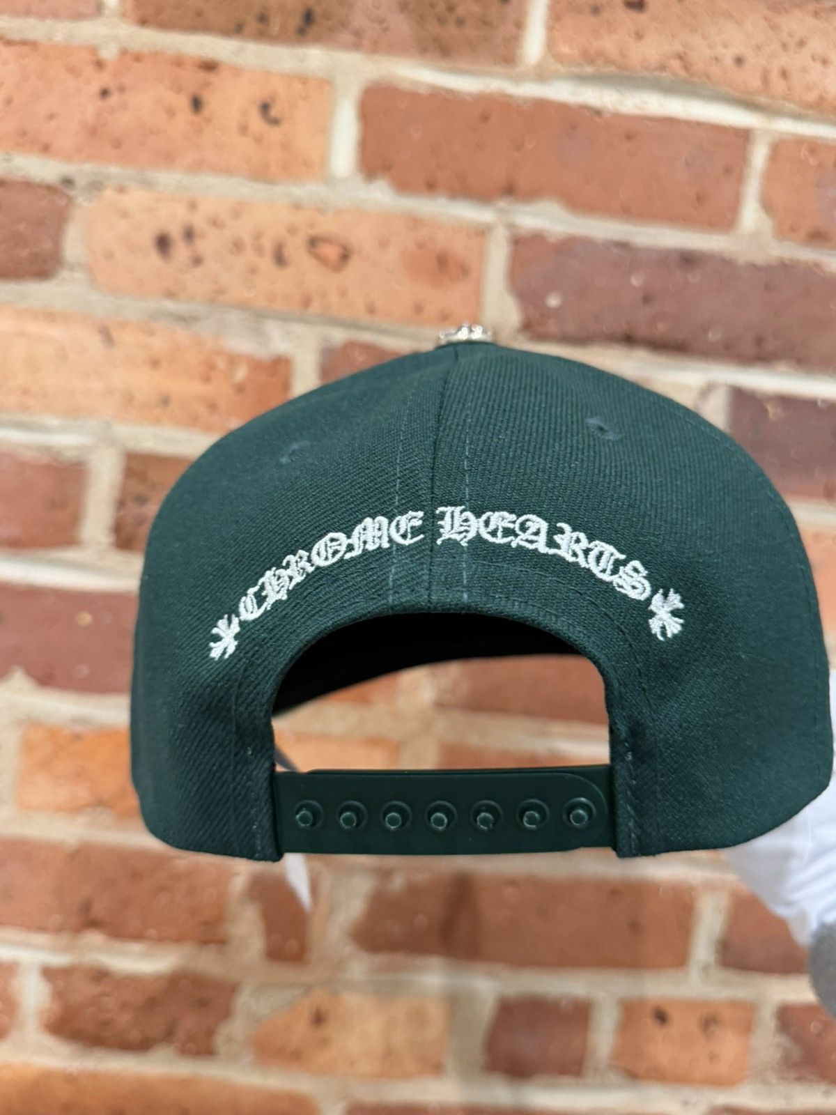 Chrome Hearts Chrome Hearts Forest Green CH Snapback Size ONE SIZE - 11 Thumbnail