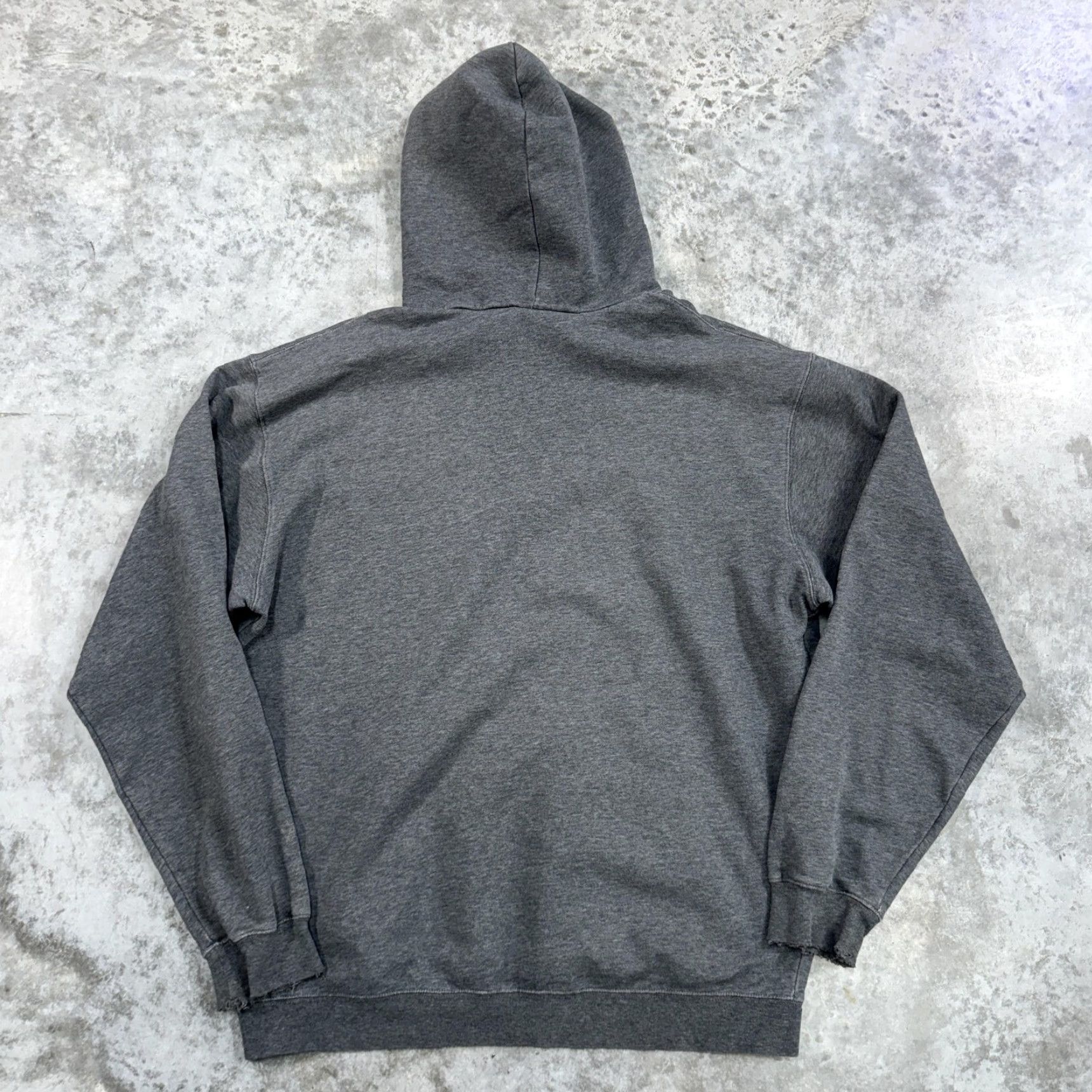 Adidas VINTAGE adidas Hoodie Mens XL Gray Pullover Sweatshirt Faded Distressed 90s y2k Logo Pockets Hooded Solid Size US XL / EU 56 / 4 - 6 Thumbnail