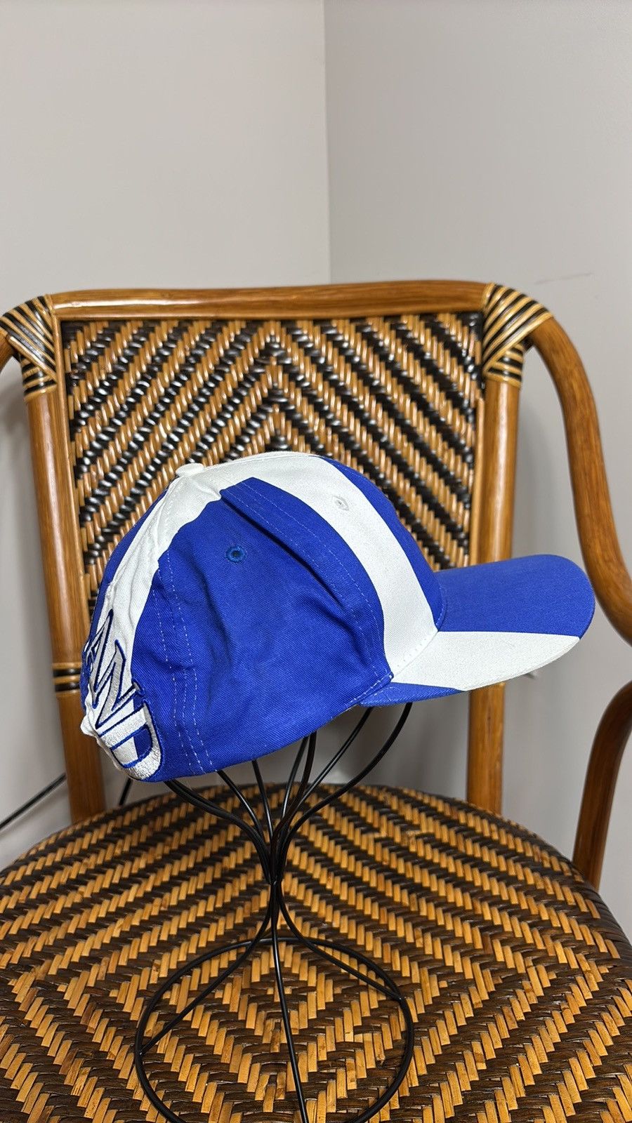 Vintage Vintage Scotland Flag Big Logo Blockhead Snapback Hat Size ONE SIZE - 4 Thumbnail