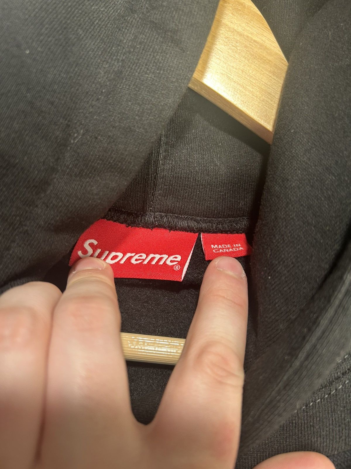 Supreme Supreme Business Hoodie Size Xl Black Size US XL / EU 56 / 4 - 3 Thumbnail