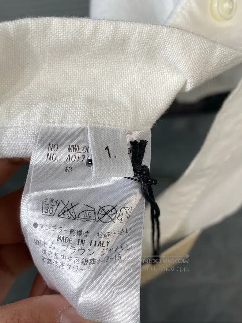 Thom Browne Thom Browne White Shirt Size US S / EU 44-46 / 1 - 6 Thumbnail