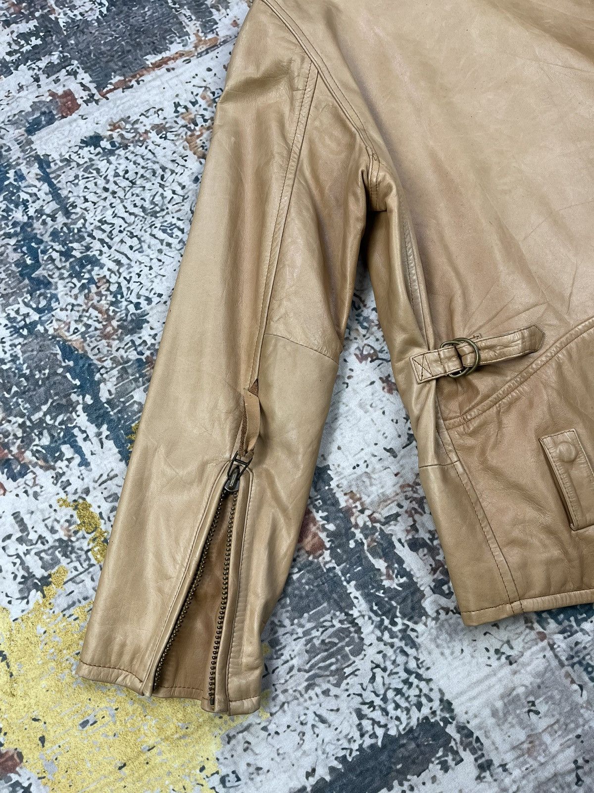 Genuine Leather Crow’s Nest Assymetric Rider Leather Jackets Size US M / EU 48-50 / 2 - 11 Thumbnail