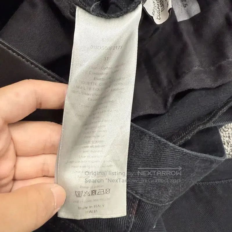 Dior Dior Men's Black Denim Casual Pants . Size US 32 / EU 48 - 4 Thumbnail