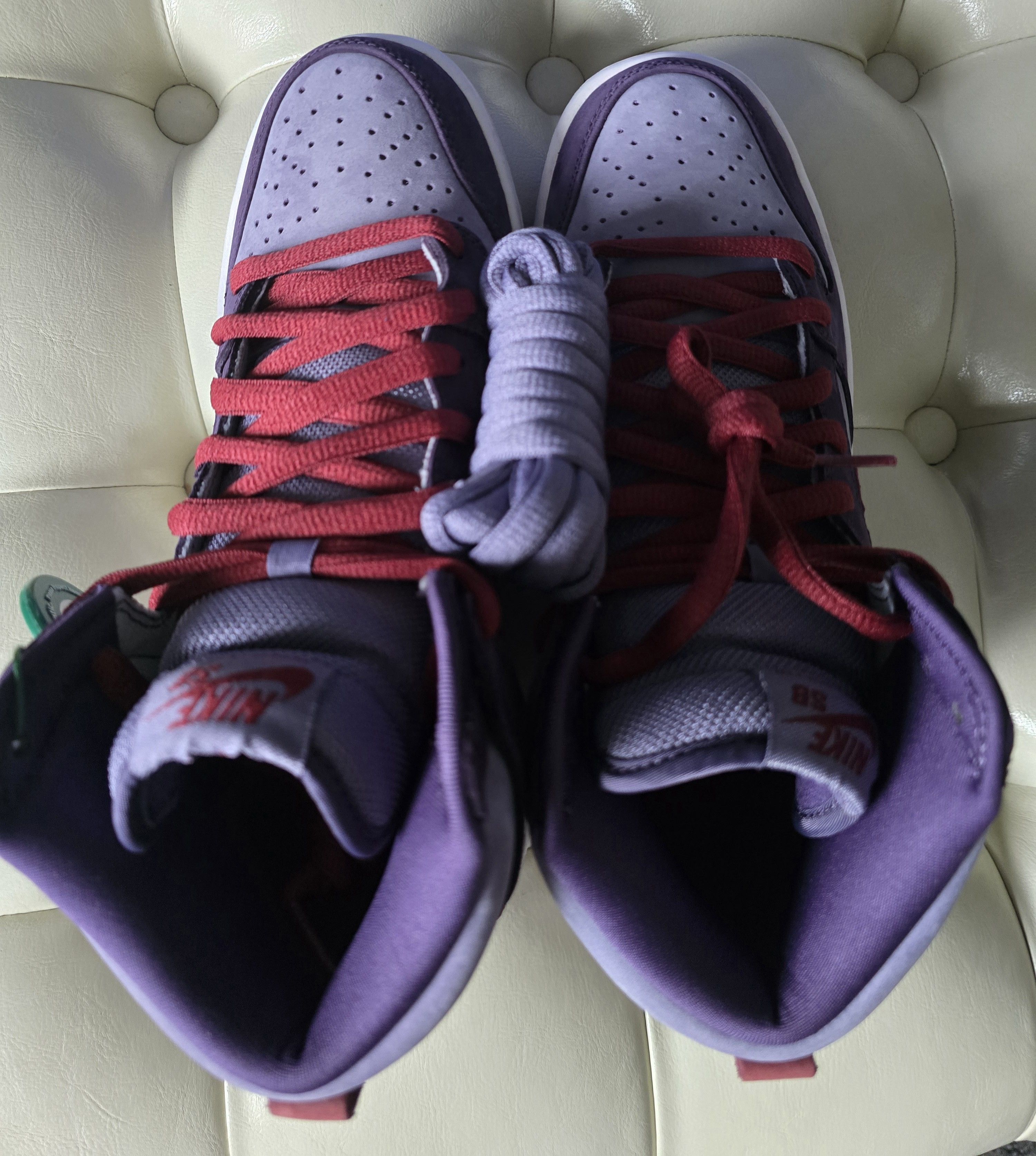 Nike Size 7.5 - Nike Dunk Premium SB High Plum Size US 7.5 / EU 40-41 - 4 Thumbnail