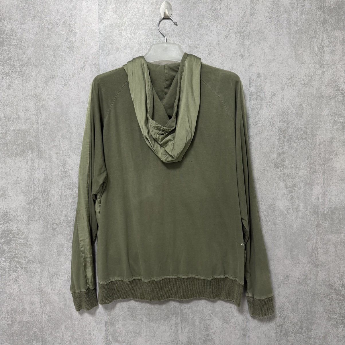 Diesel Diesel Satin Green Army Zip Hoodie Size US M / EU 48-50 / 2 - 4 Thumbnail