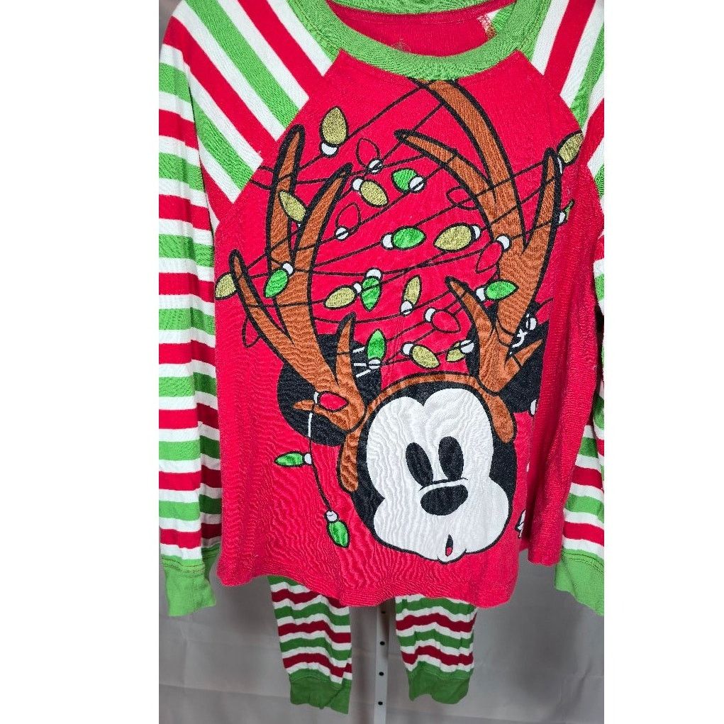 Disney Disney Mickey Mouse Christmas Pajama Set Size Medium 2-Piece Size 34" / US 12 / IT 48 - 3 Thumbnail