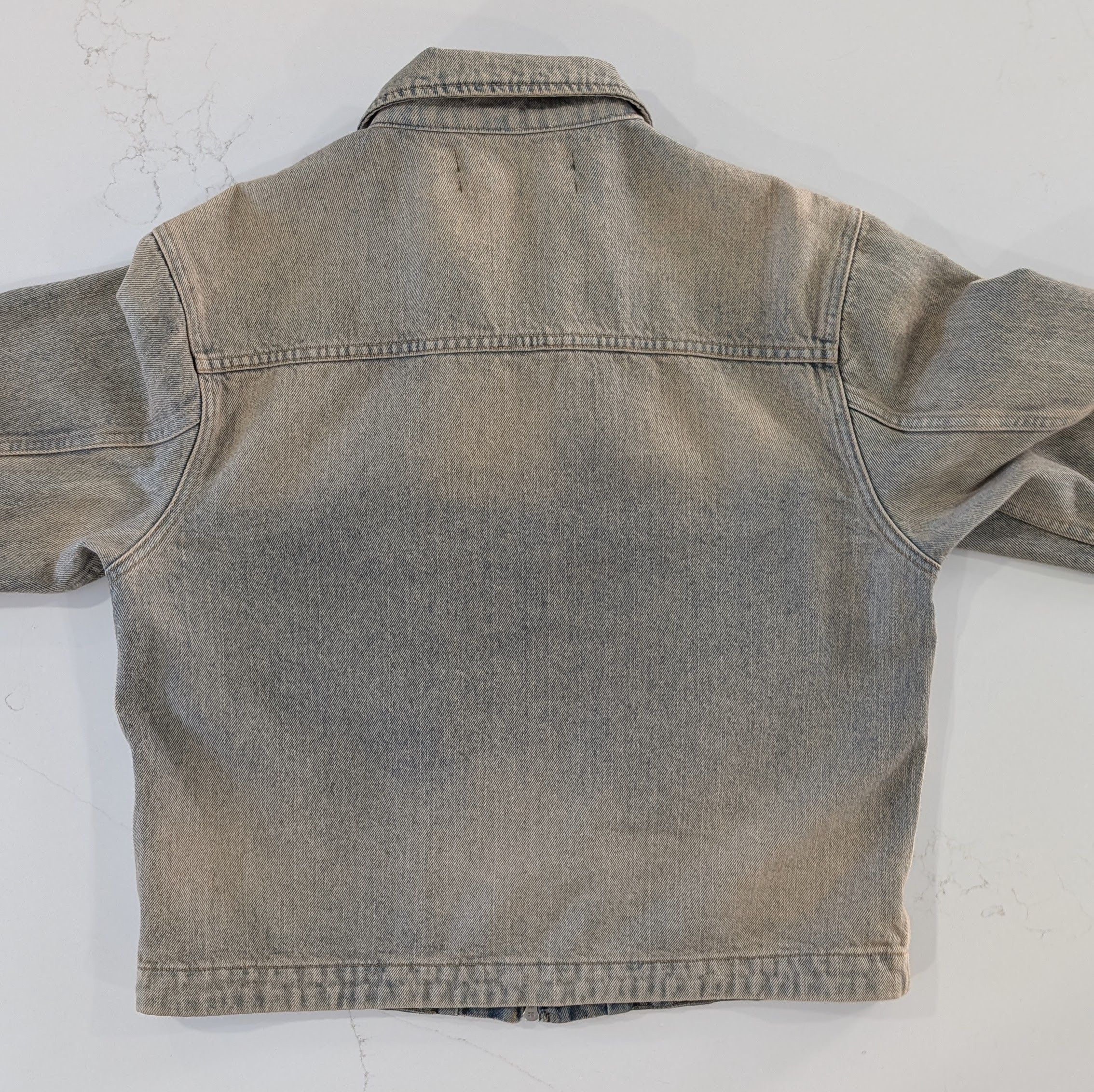 Reese Cooper Reese Cooper Spring 2024 Curved Washed Denim Work Jacket Size US M / EU 48-50 / 2 - 2 Thumbnail