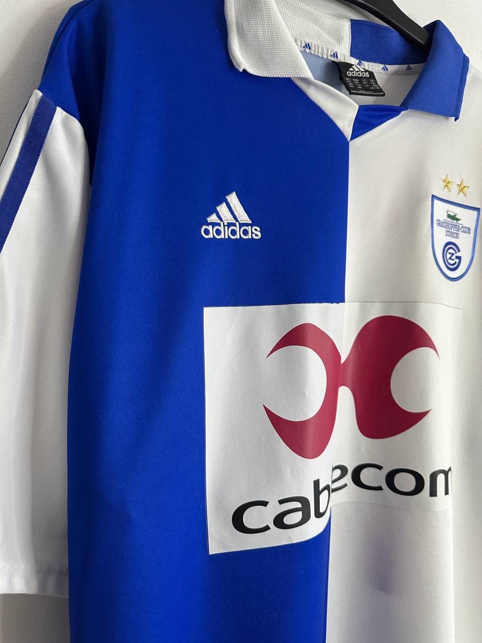 Adidas Grasshopper Zürich 2002/03 Adidas Home Jersey #10 Meier 2XL Size US XXL / EU 58 / 5 - 3 Thumbnail