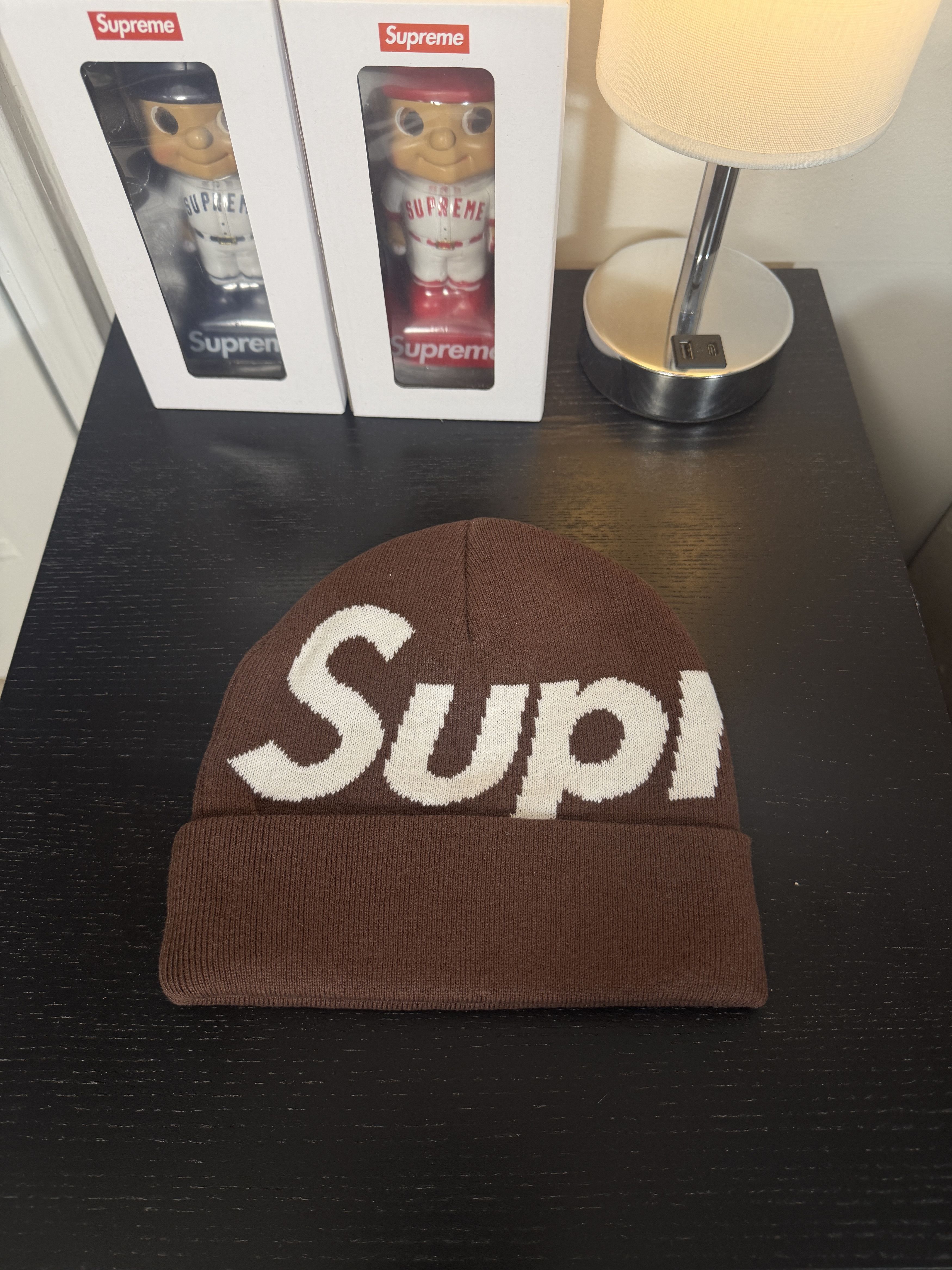 Supreme BIG LOGO BEANIE Size ONE SIZE - 1 Thumbnail
