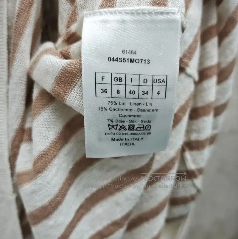 Dior Dior Striped White Women's Pullover Sweater . Size S / US 4 / IT 40 - 3 Thumbnail