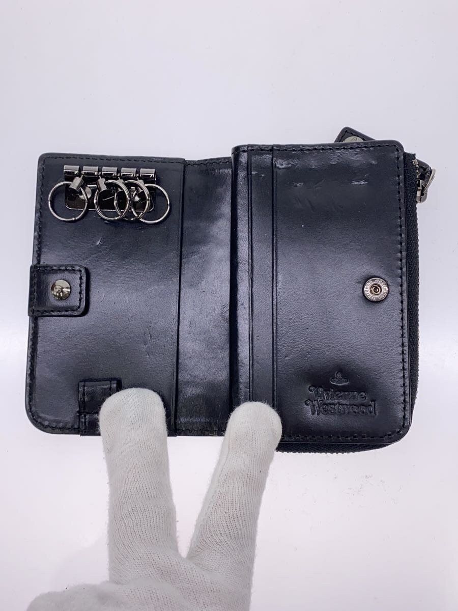 Vivienne Westwood Multi Orb Embossed Leather Key Holder Wallet Size ONE SIZE - 4 Thumbnail