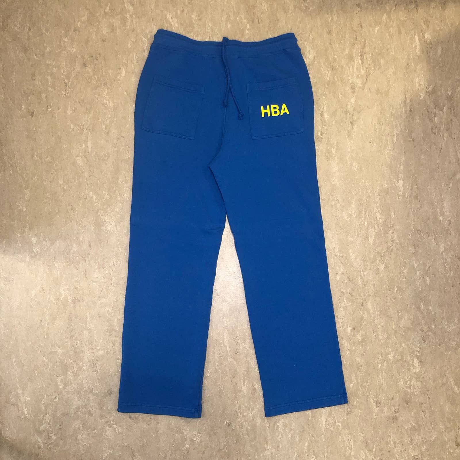 Pre-owned Hood By Air Hba Sweatpants In Blue