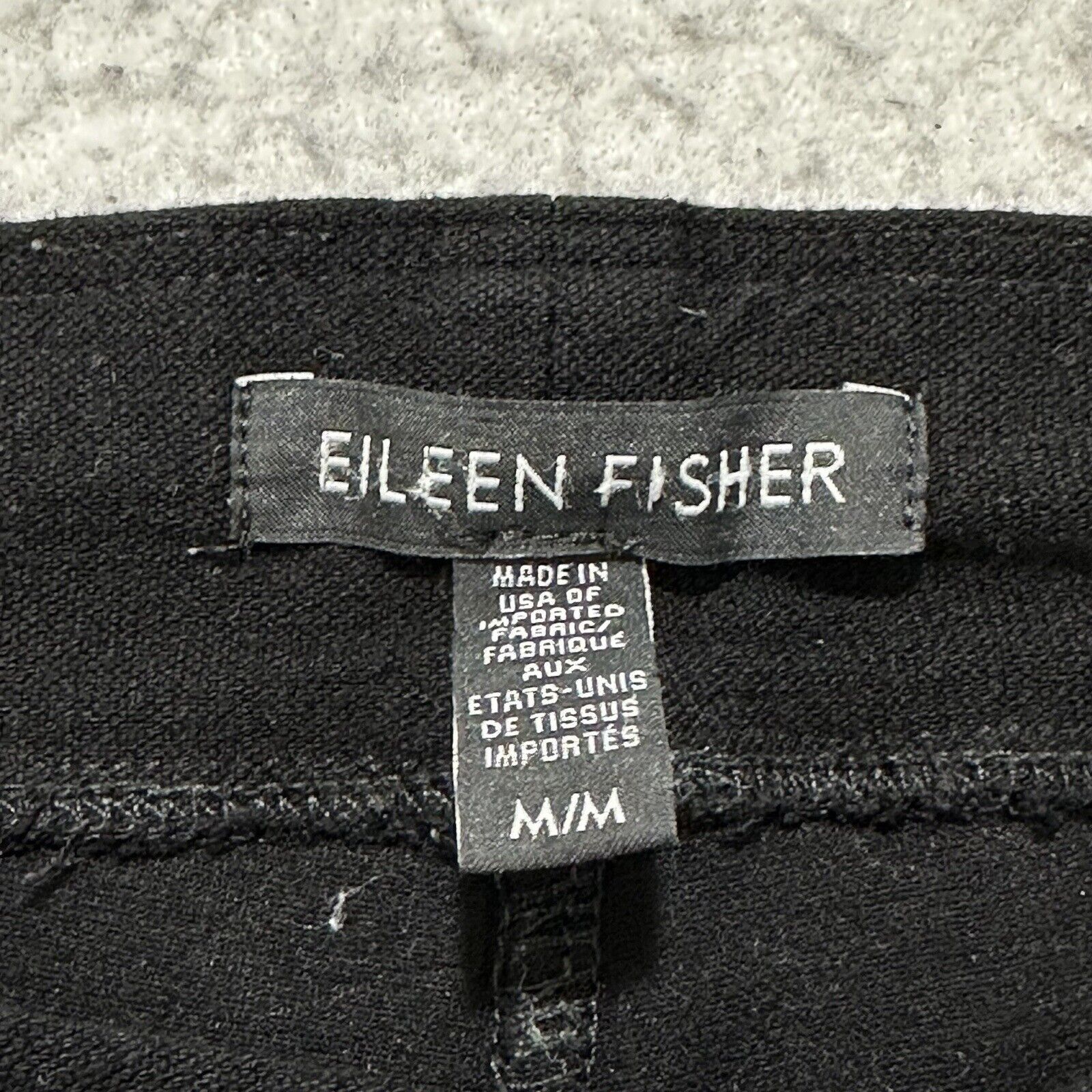 Eileen Fisher Eileen Fisher Medium Pull On Pants Black Stretch 27" Inseam Size 32" / US 10 / IT 46 - 5 Thumbnail