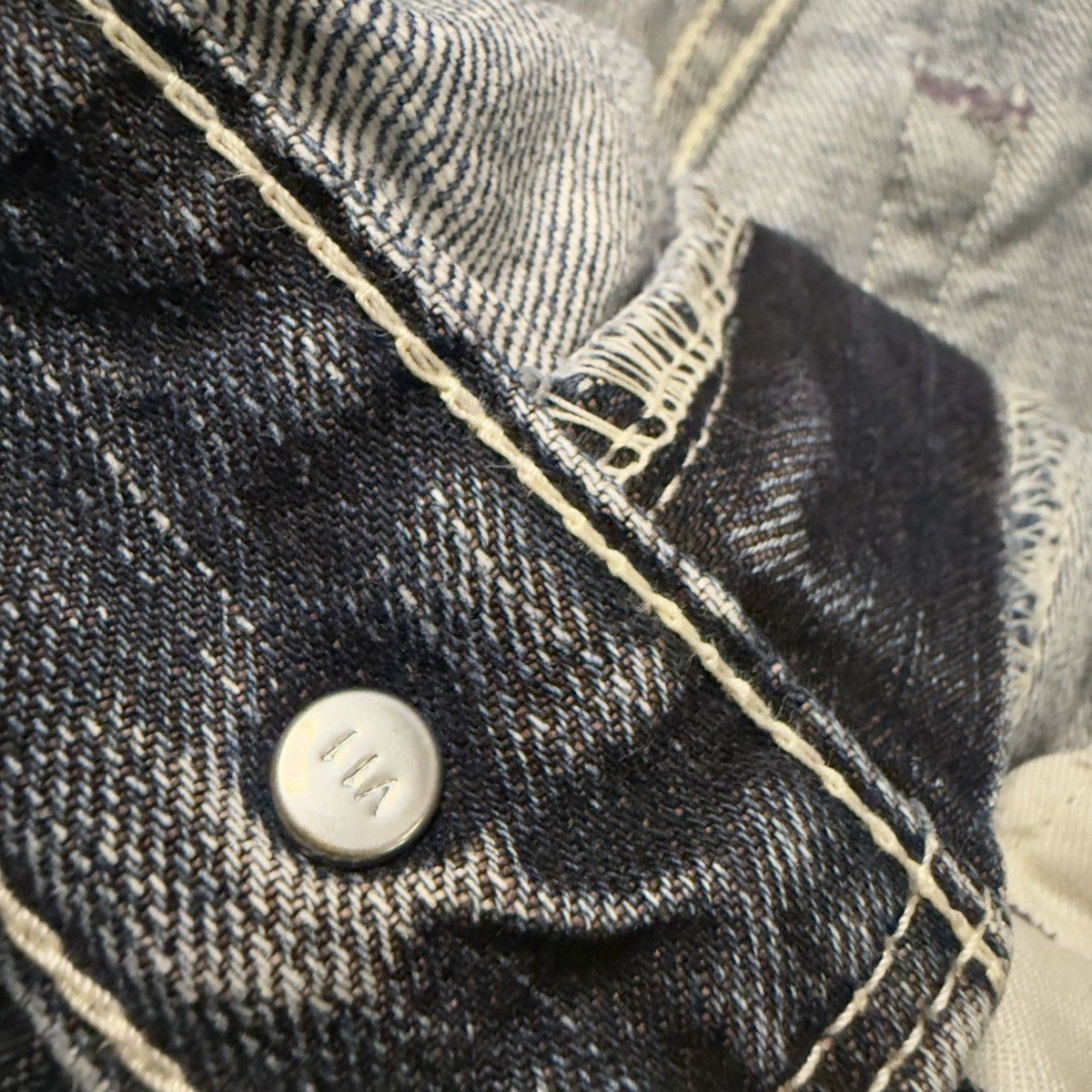 Seditionaries Vintage 90s Levis 502 Tough Distressed Denim W30 Size US 30 / EU 46 - 15 Thumbnail