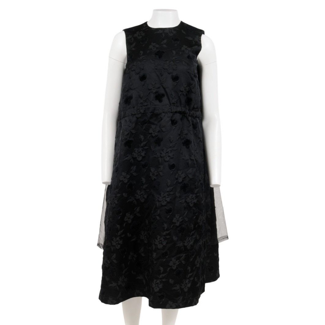 Noir Kei Ninomiya Noir Kei Ninomiya Comme De Garcons Midi Dress Black Size S / US 4 / IT 40 - 1 Thumbnail
