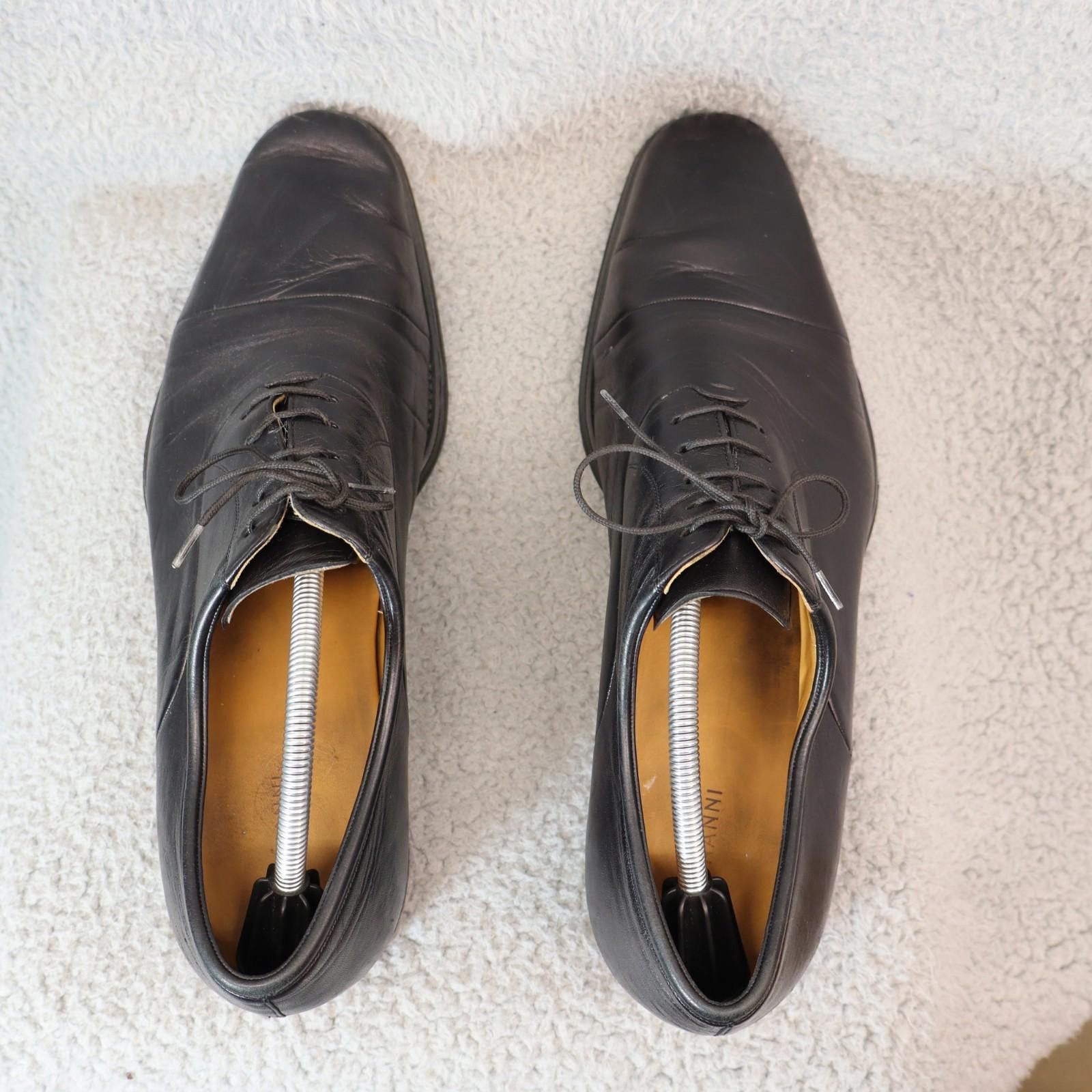 Magnanni Magnanni Federico Mens 13 (D) Oxford Black Leather Cap 12654 Size US 13 / EU 46 - 6 Thumbnail