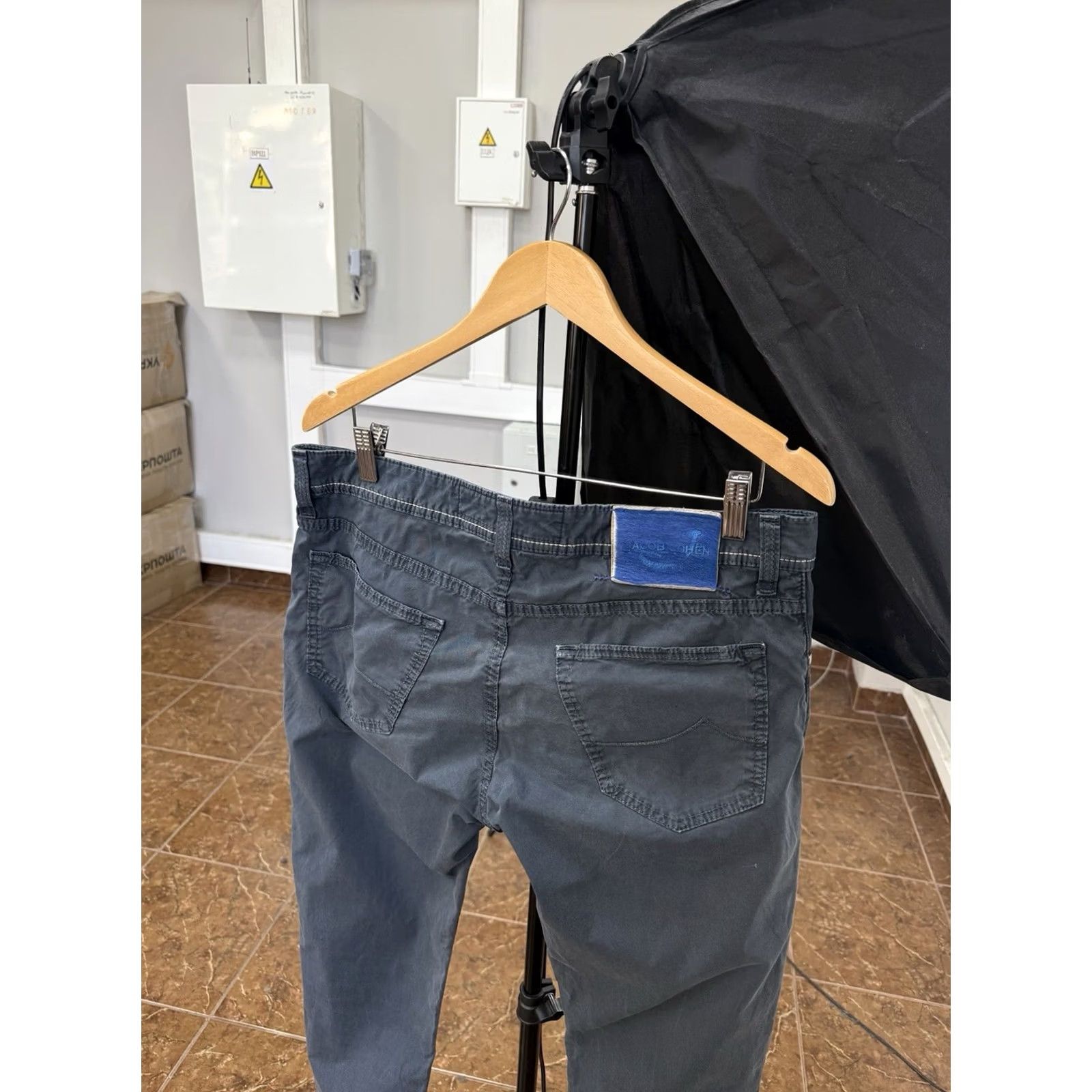 Jacob Cohen Jacob Cohen Luxury Pants Blue 622.C Made in Italy Handmade 36 Mens Pants Regular 34.25in Inseam Size US 36 / EU 52 - 2 Thumbnail