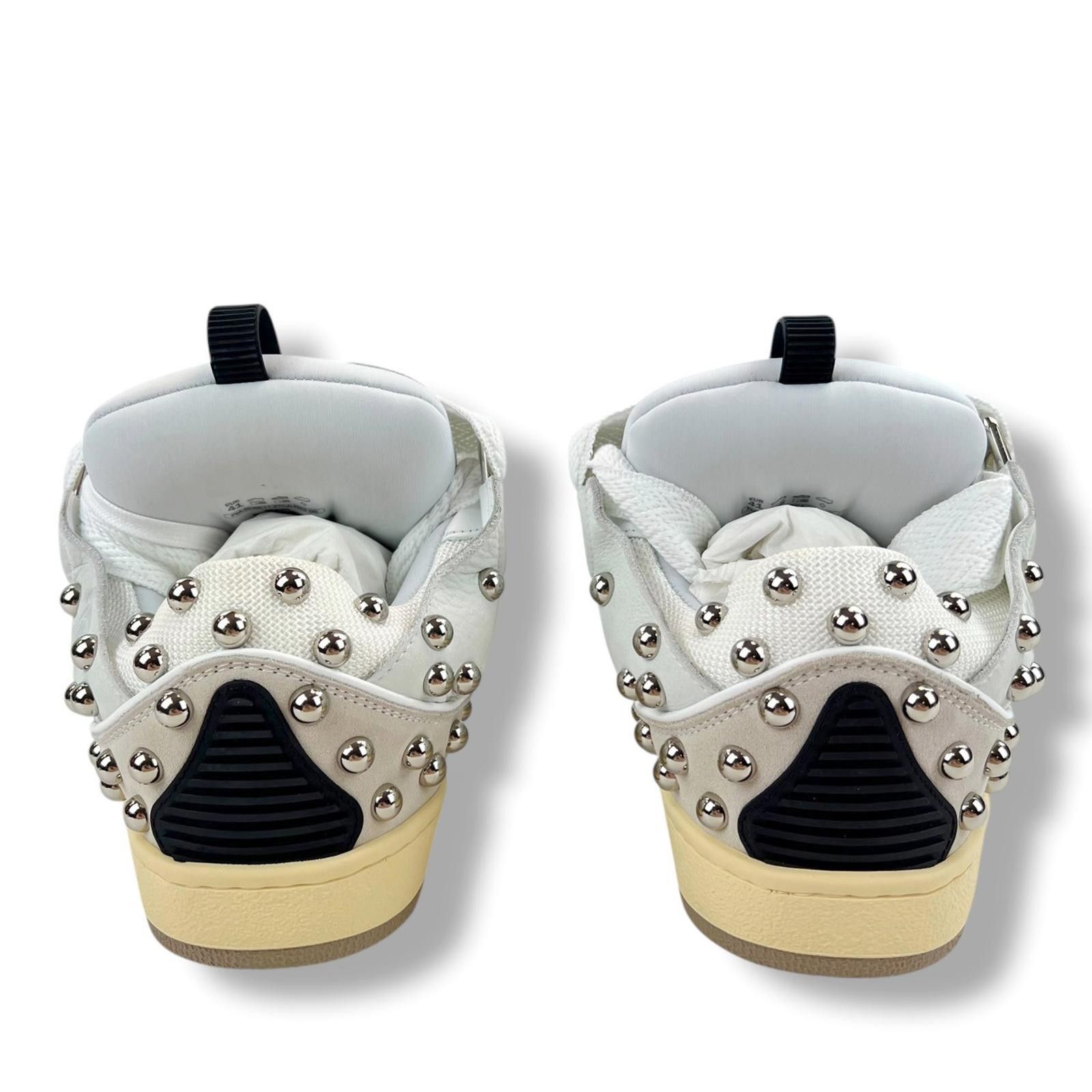 Lanvin Lanvin Studded Leather Curb Trainers Size US 7 / EU 40 - 4 Thumbnail