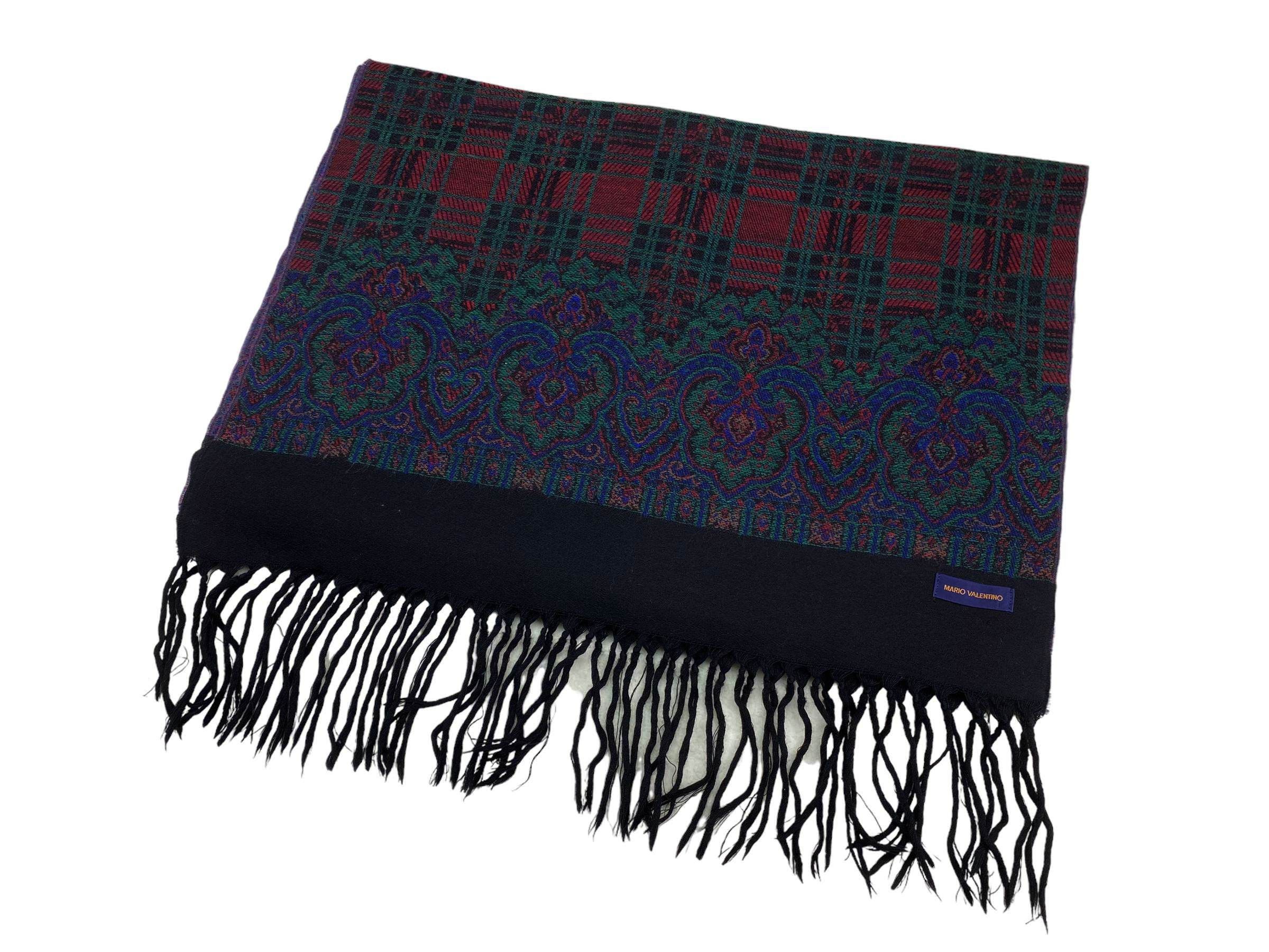 Mario Valentino × Vintage Mario Valentino scarf Vintage Scarves Size ONE SIZE - 3 Thumbnail
