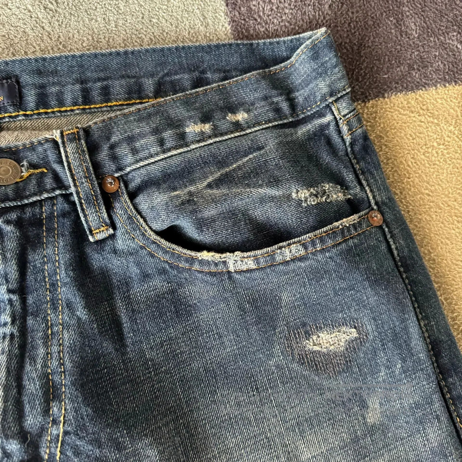 Polo Ralph Lauren Ralph Lauren Polo Distressed Jeans. Size US 32 / EU 48 - 3 Thumbnail
