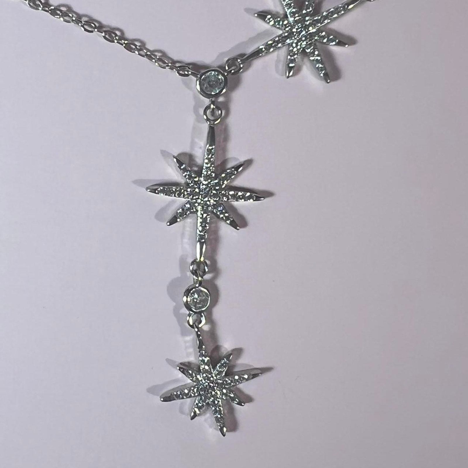 Jewelry Hespera silver stars necklace Size ONE SIZE - 3 Thumbnail