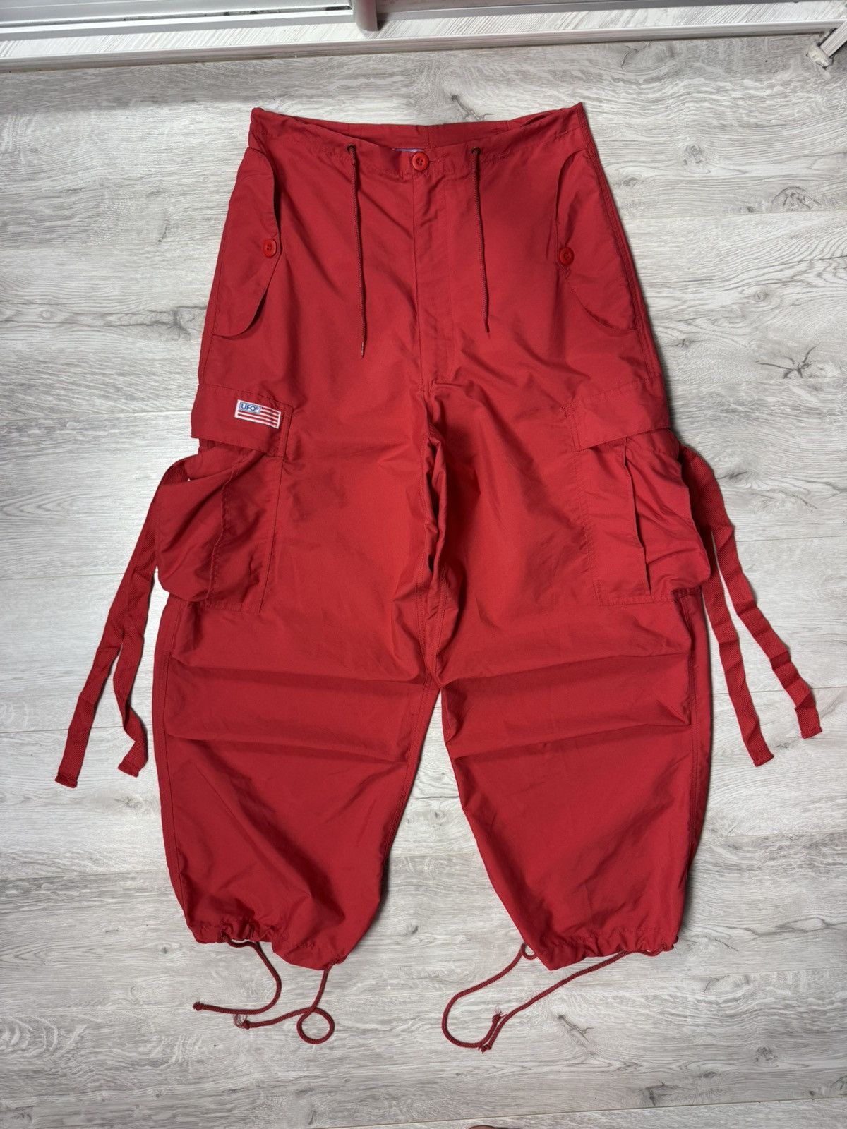 Other UFO Parachute Bondage Cargo Oversized Pants USA Japan Style Size US 30 / EU 46 - 4 Thumbnail