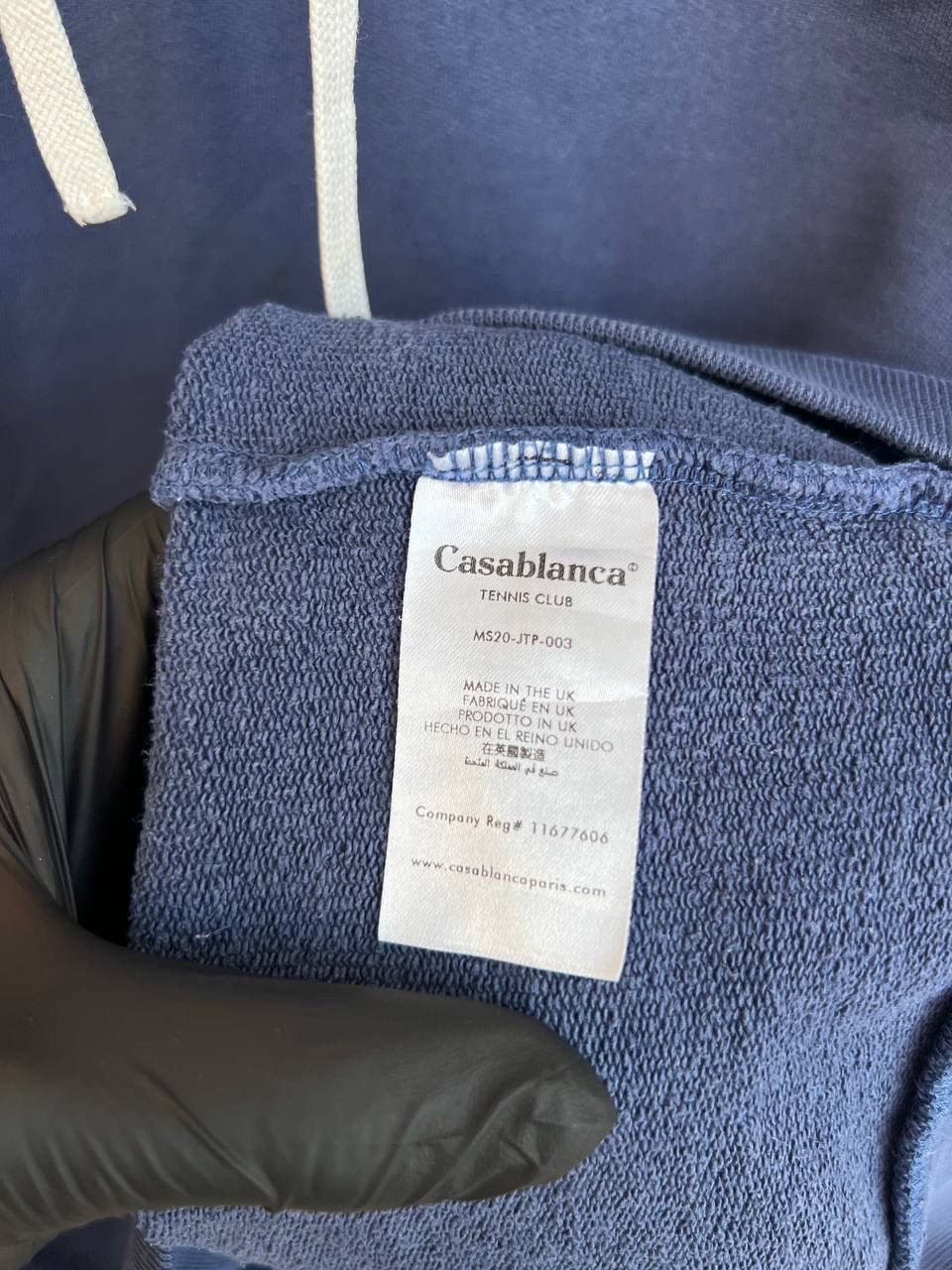 Casablanca Casablanca Casa Arch Logo Hoody Mens Size M Blue Hoodie Size US M / EU 48-50 / 2 - 11 Thumbnail