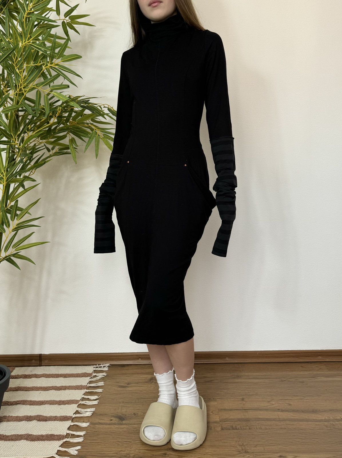 VINTAGE COP COPINE AVANT GARDE MAXI DRESS