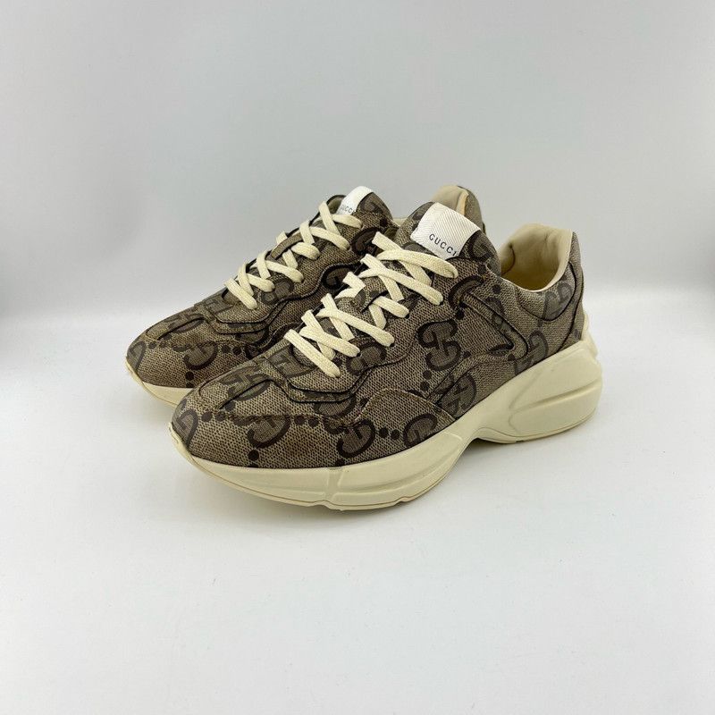 Gucci Gucci Rhyton Retro Style Low-Top Sneakers 0079 Size US 8 / EU 41 - 1 Thumbnail