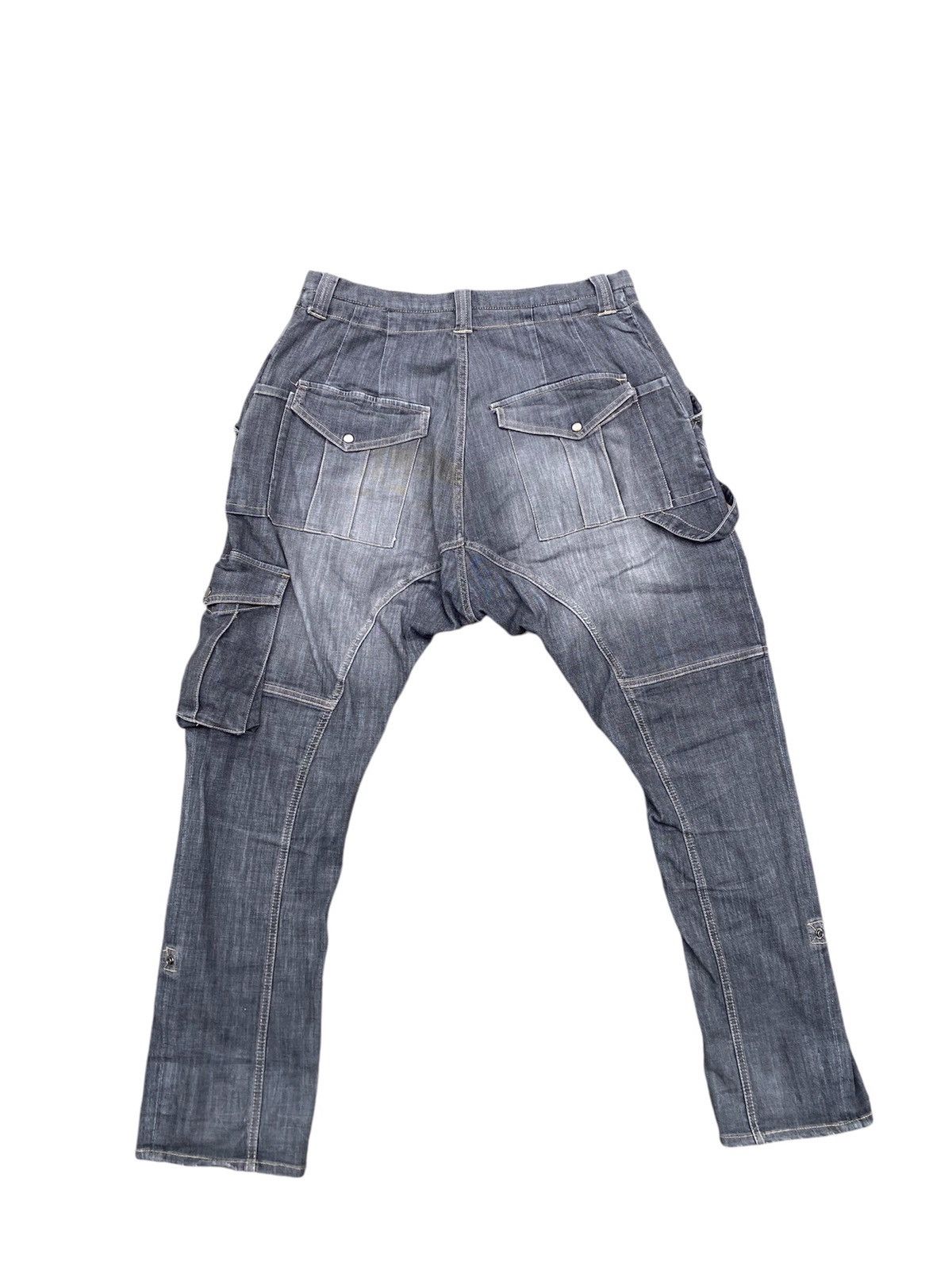 Japanese Brand × PPFM Drop Crotch Baggy Pants Size US 33 - 3 Thumbnail