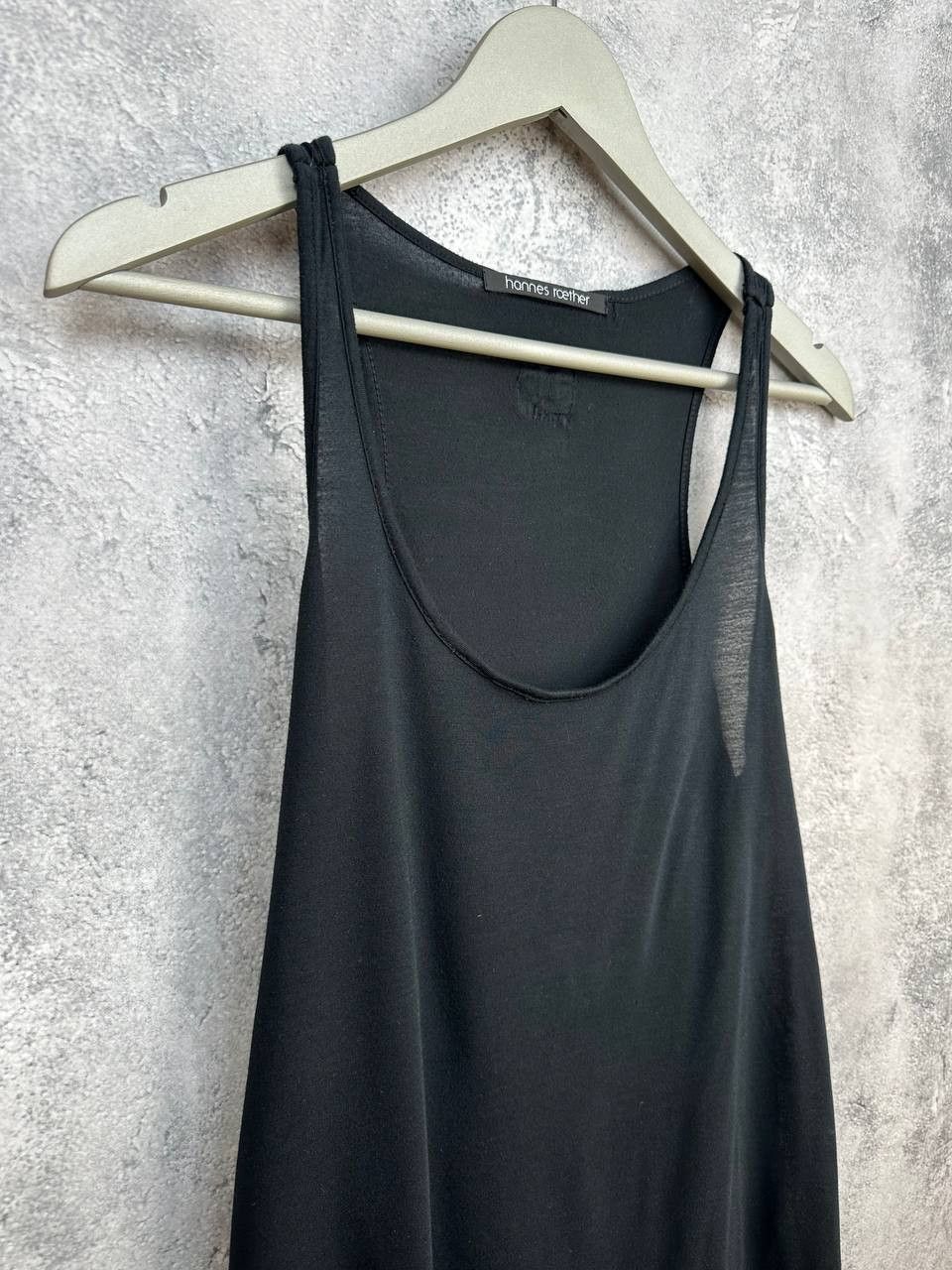 hannes roether Hannes Roether Sheer Longline Tank Top Avant-Garde Tunic Size M / US 6-8 / IT 42-44 - 3 Thumbnail