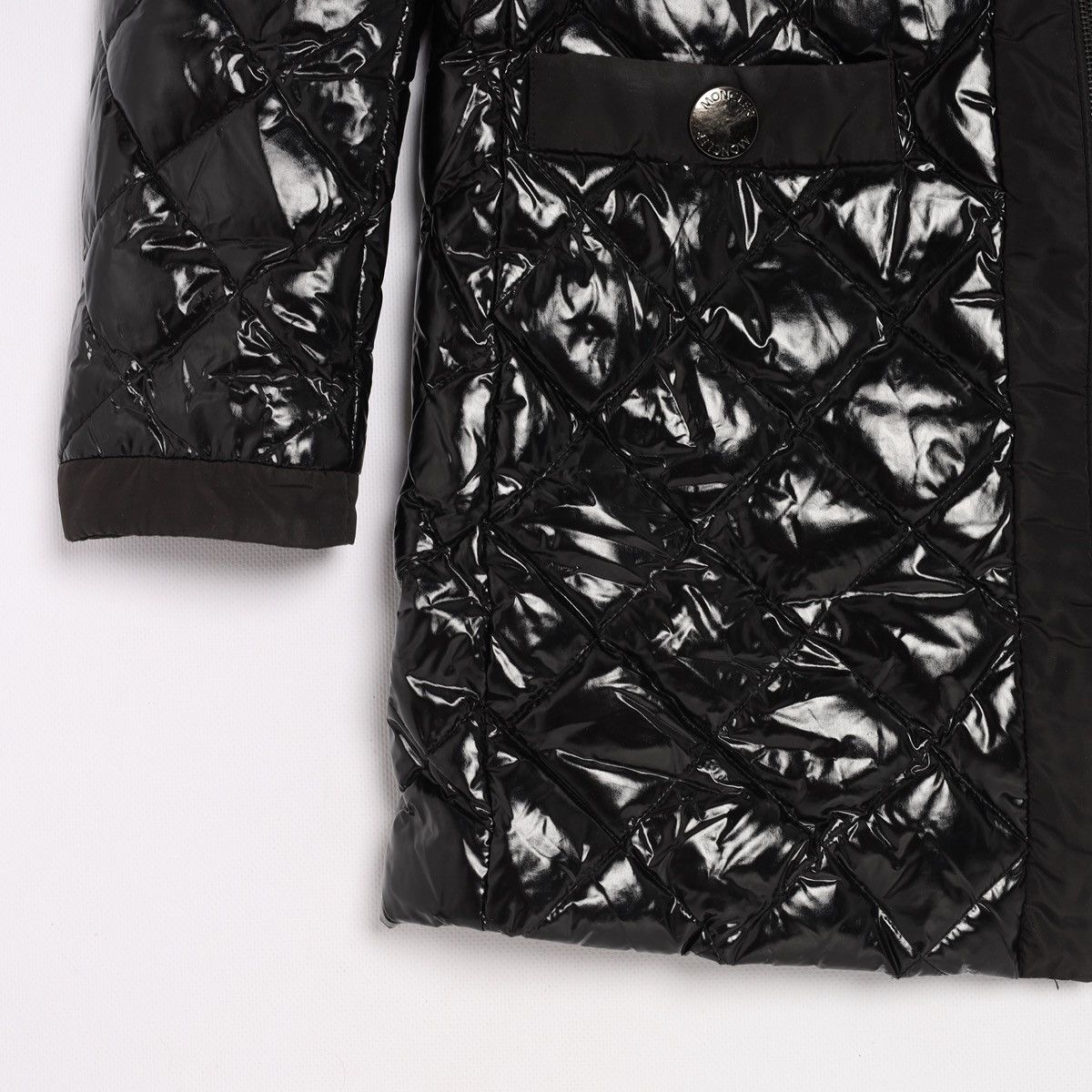 Moncler Moncler Baiel Coat Jacket Quilted Black Polyamide Nylon Size S / US 4 / IT 40 - 5 Thumbnail
