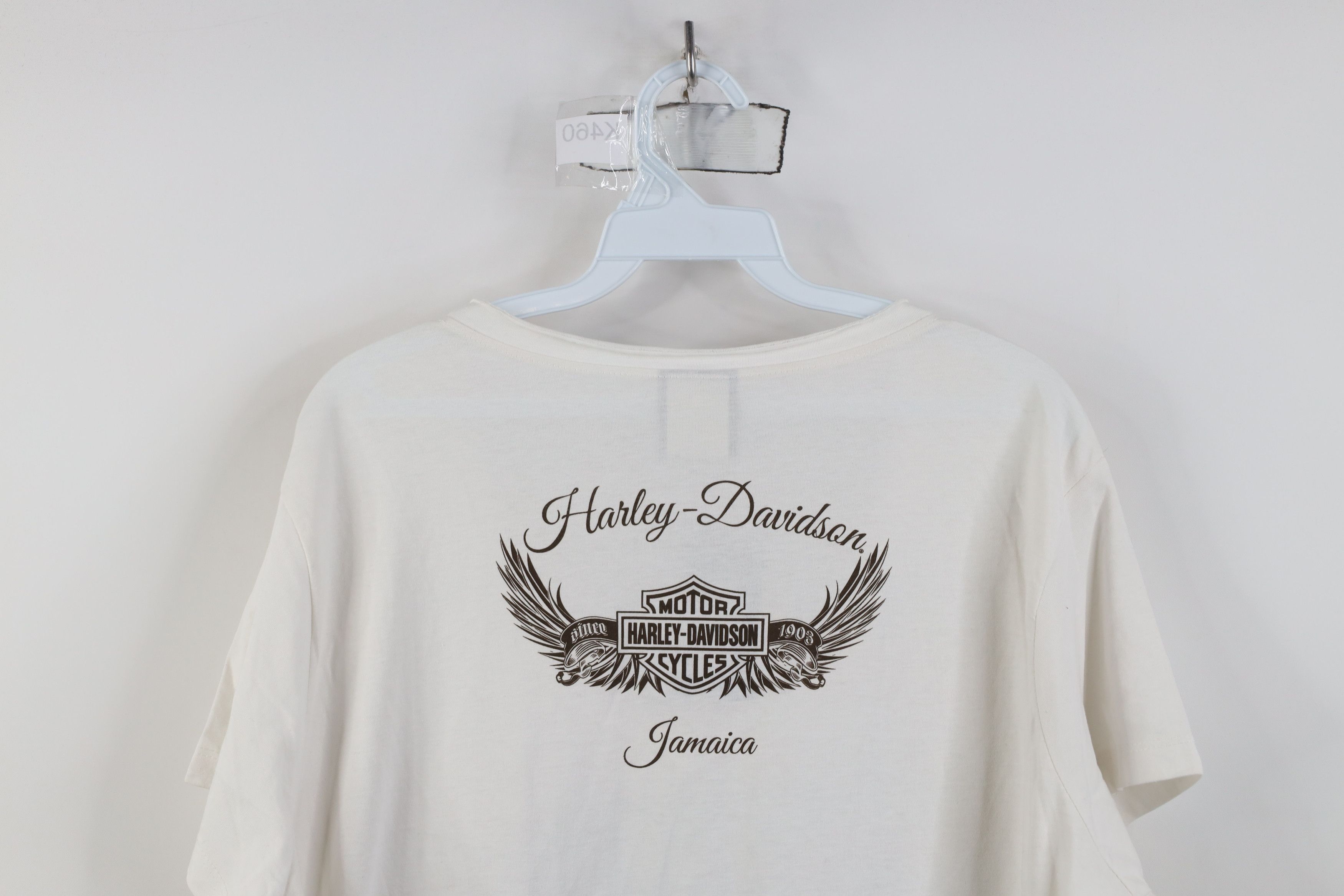 Harley Davidson Deadstock Vintage Y2K Harley Davidson Eagle Sequin T-Shirt Size XXL / US 16-18 / IT 52-54 - 15 Thumbnail