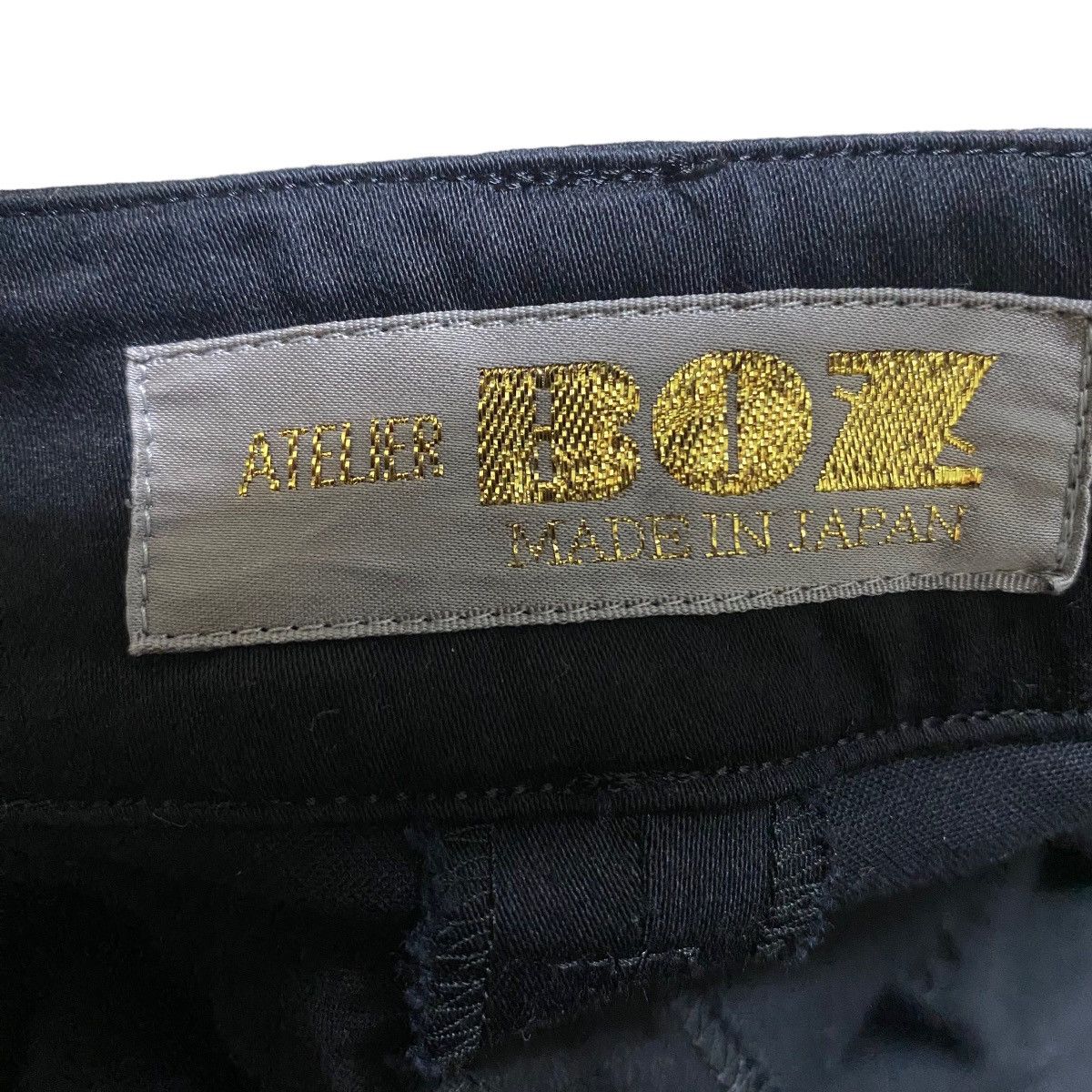 Japanese Brand ATELIER BOZ Long Zipper Gothic Flare Trouser Size 29" - 17 Thumbnail
