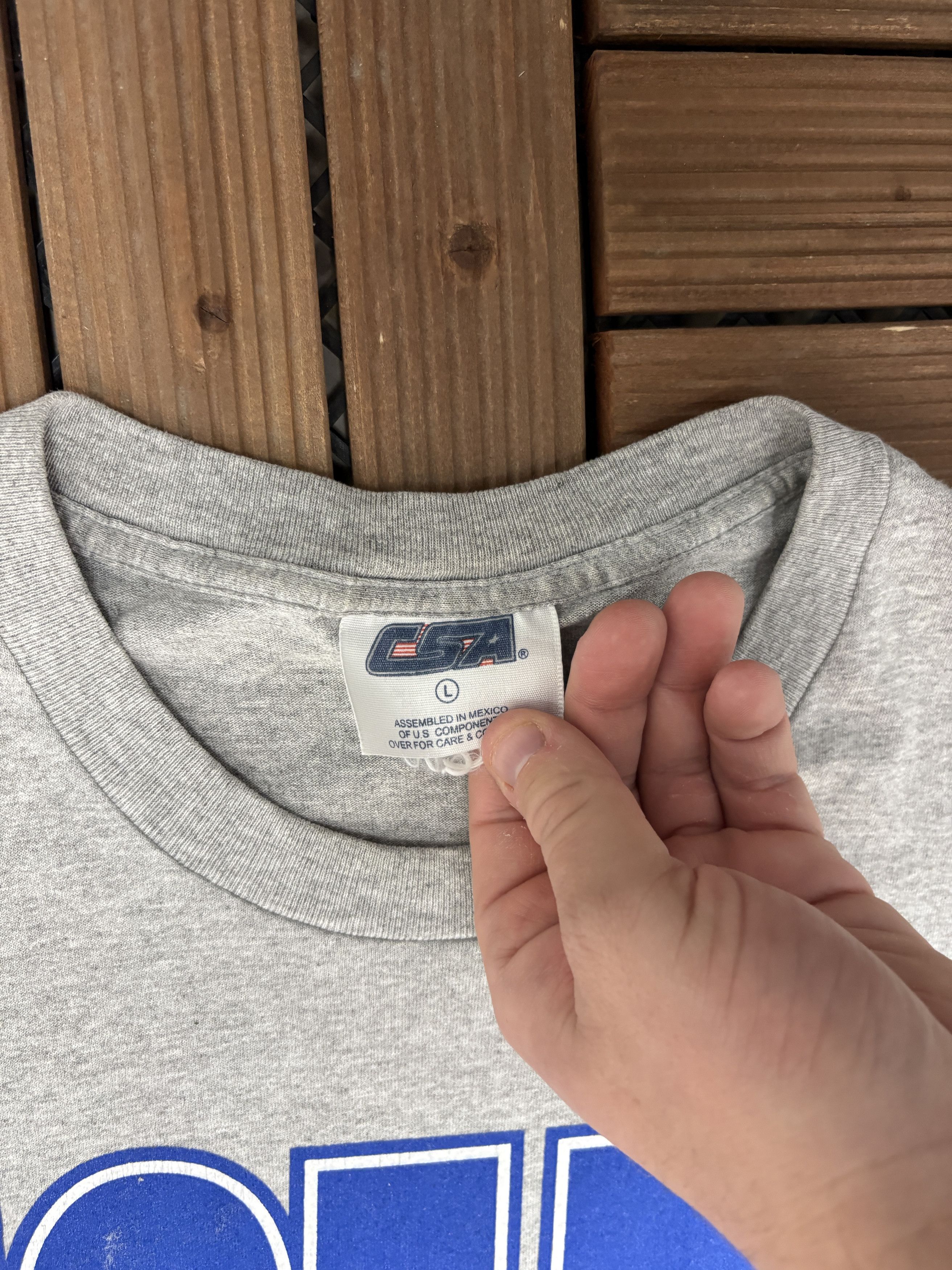 Vintage Indianapolis Colts Vintage Grey T-Shirt Tee Size US L / EU 52-54 / 3 - 6 Thumbnail