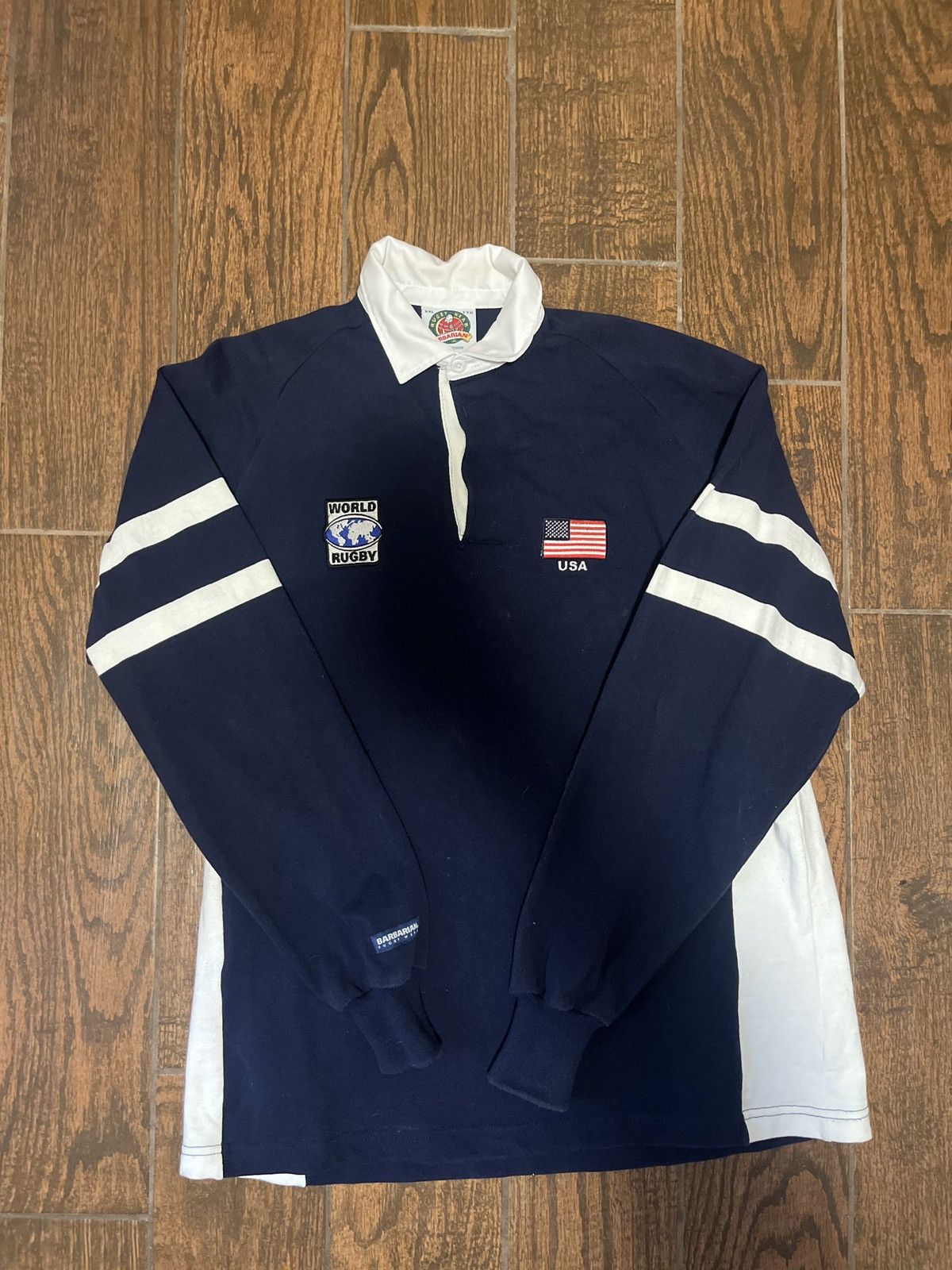 Vintage Vintage USA Rugby Team Polo Size US XXL / EU 58 / 5 - 1 Thumbnail