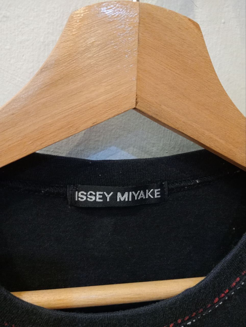 Issey Miyake VINTAGE ISSEY MIYAKE BLACK COTTON POCKET T-SHIRT Size US M / EU 48-50 / 2 - 2 Thumbnail