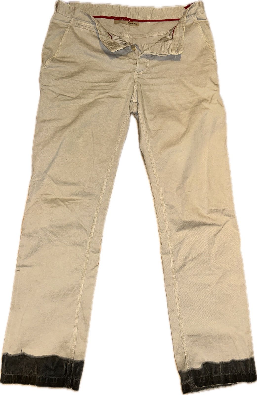 image of Begie Prada Troursers in Beige, Men's (Size 34)