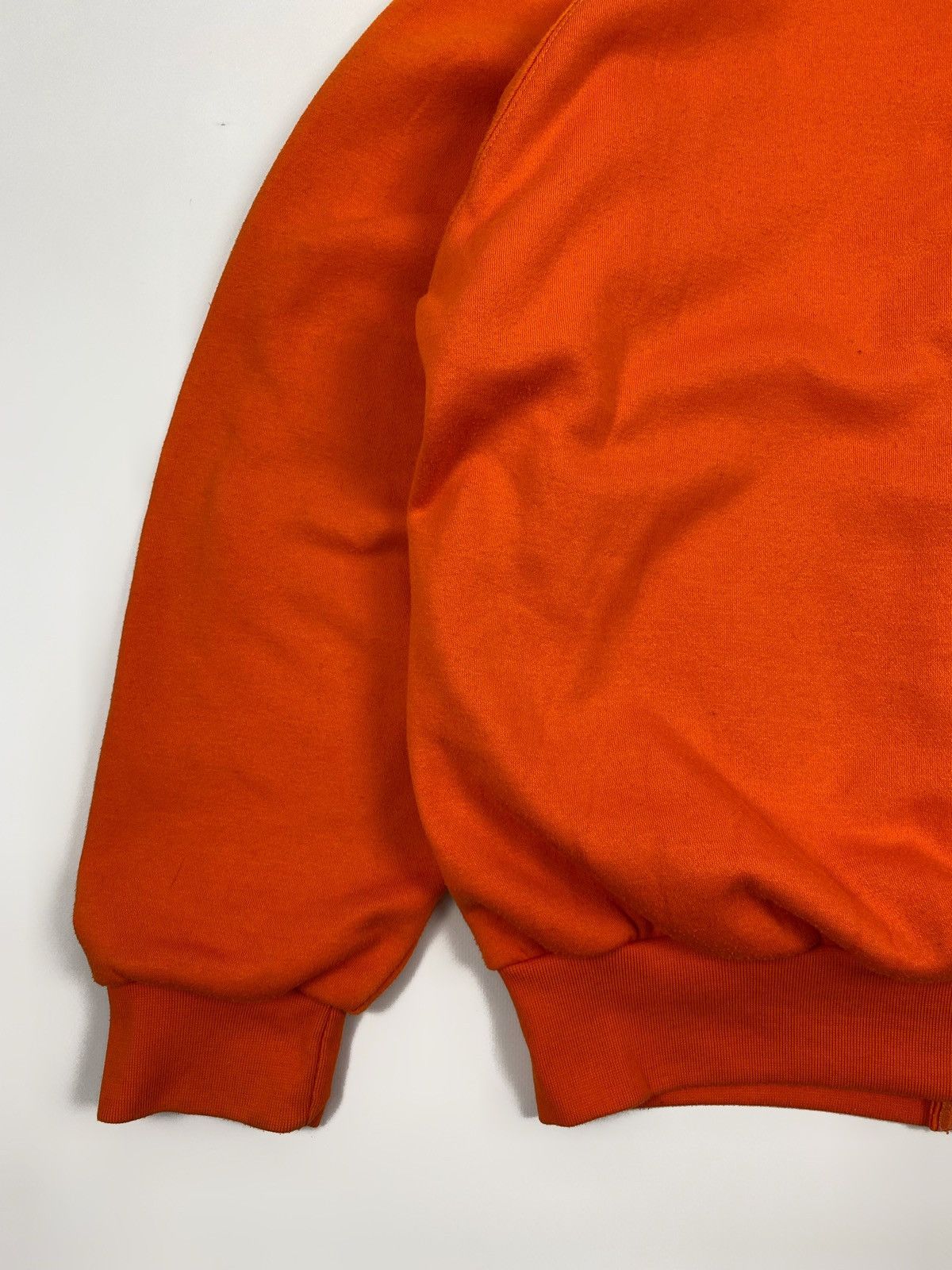 Other Y2K Vintage Snap’n’Wear Blank Orange Thermal Boxy Zip Hoodie Size US L / EU 52-54 / 3 - 12 Thumbnail
