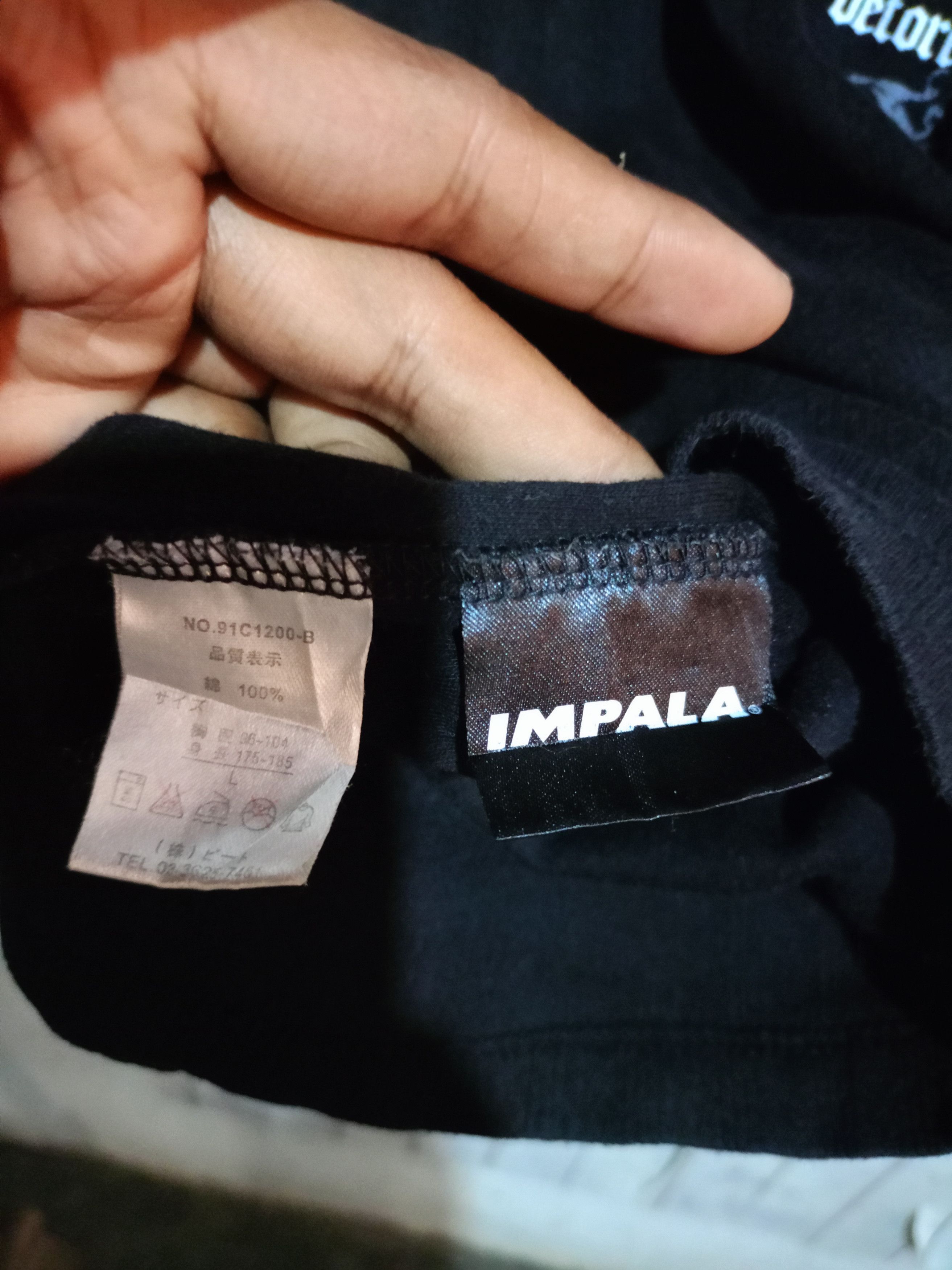 Japanese Brand Impala Poem If Six Was Nine Style Long Sleeve t-shirt Size US L / EU 52-54 / 3 - 9 Thumbnail
