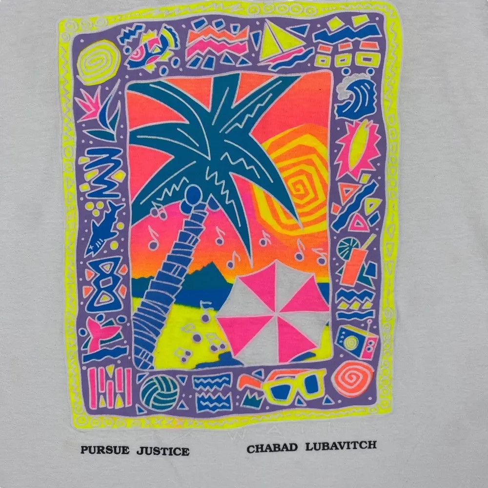 Vintage Vintage 90's CHABAD LUBAVITCH Pursue Justice Art Graphic Size US L / EU 52-54 / 3 - 2 Thumbnail