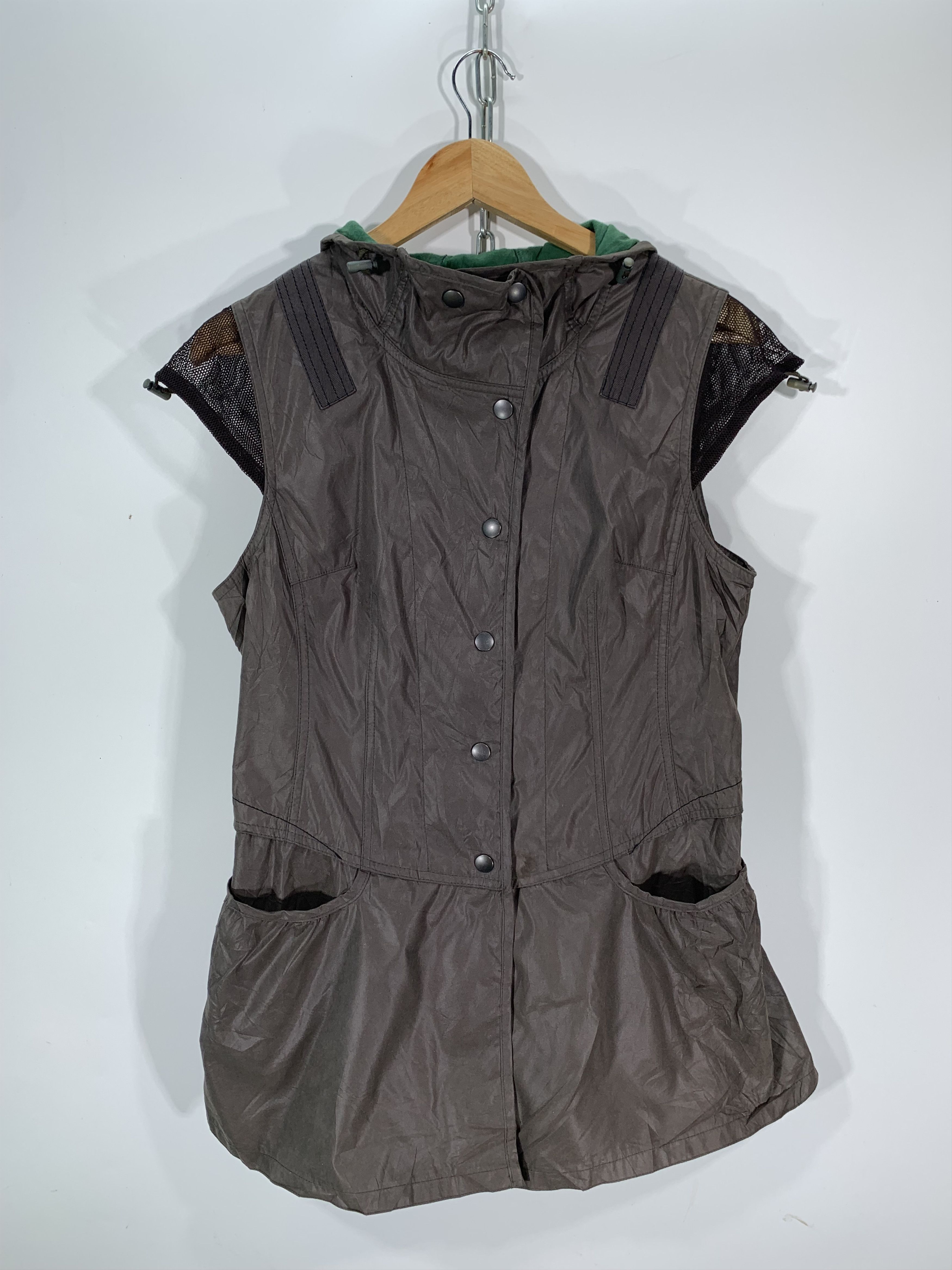 Japanese Brand × Vintage Intellection Hoodie Sleeveless Size US XS / EU 42 / 0 - 1 Thumbnail