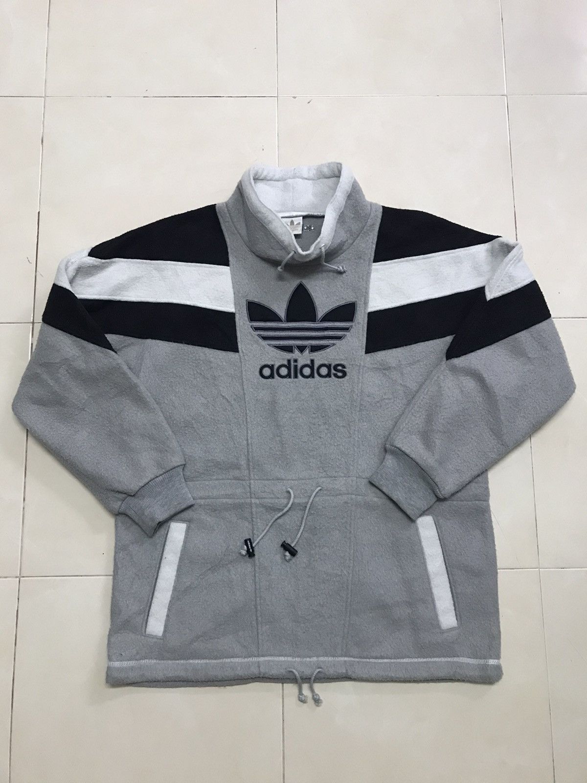 Adidas VINTAGE ADIDAS BIG LOGO SHERPA Size US L / EU 52-54 / 3 - 1 Thumbnail